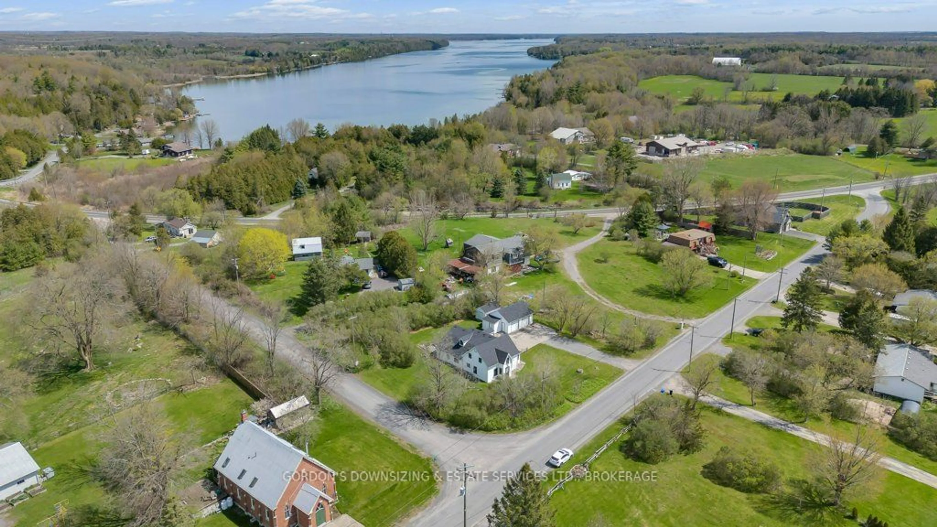 A pic from outside/outdoor area/front of a property/back of a property/a pic from drone, water/lake/river/ocean view for 2576 KEPLER Rd, Kingston Ontario K0H 1M0