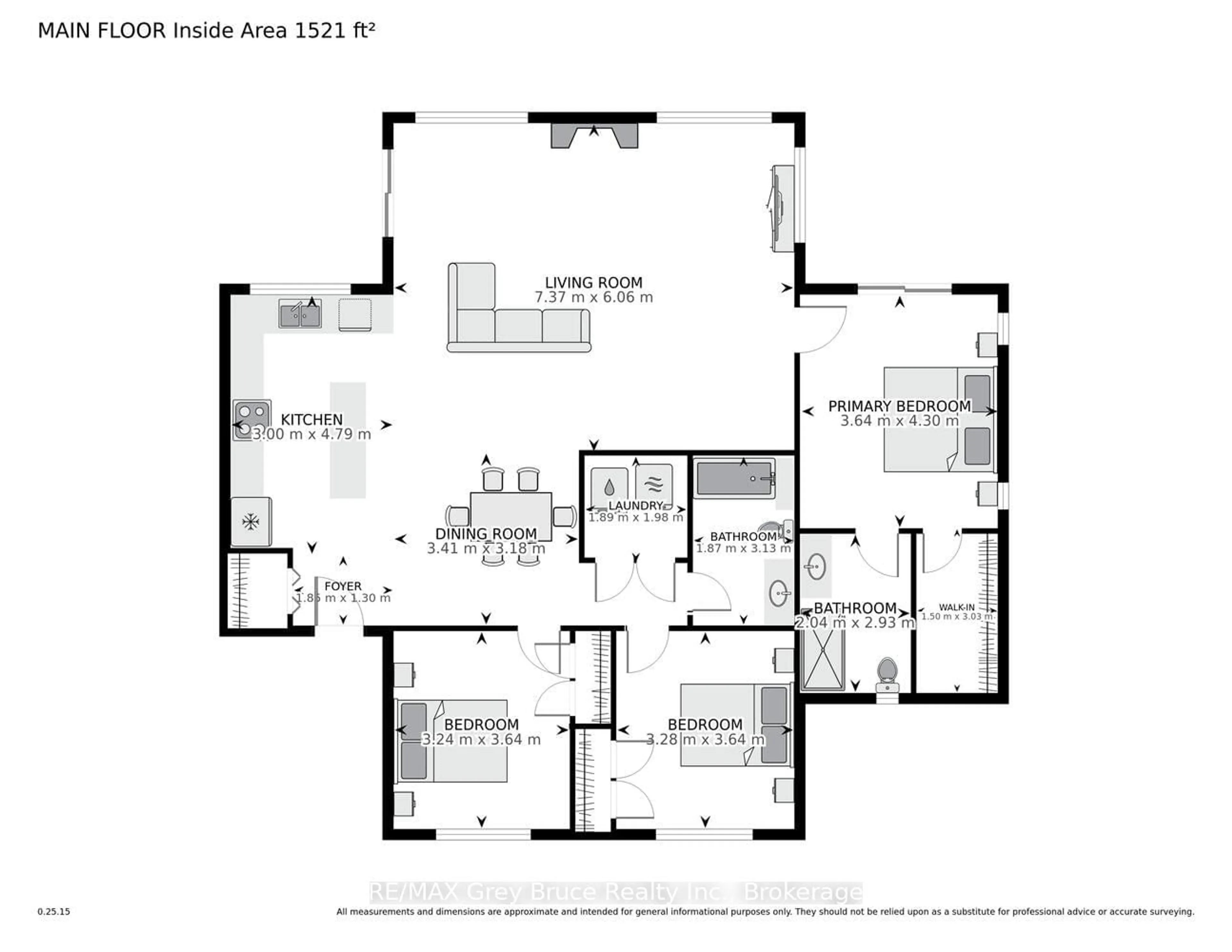 Floor plan for 32 Southampton Pkwy, South Bruce Peninsula Ontario N0H 2G0