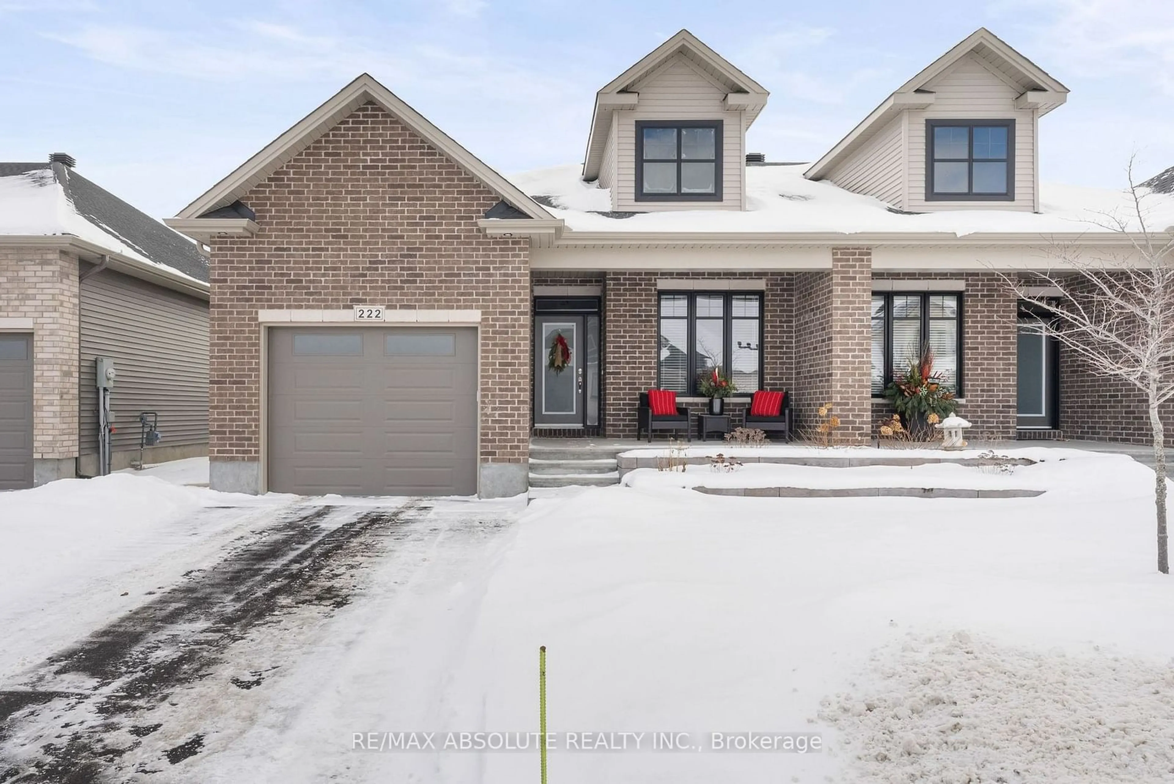 Home with brick exterior material, street for 222 Mac Beattie Dr, Arnprior Ontario K7S 0J3