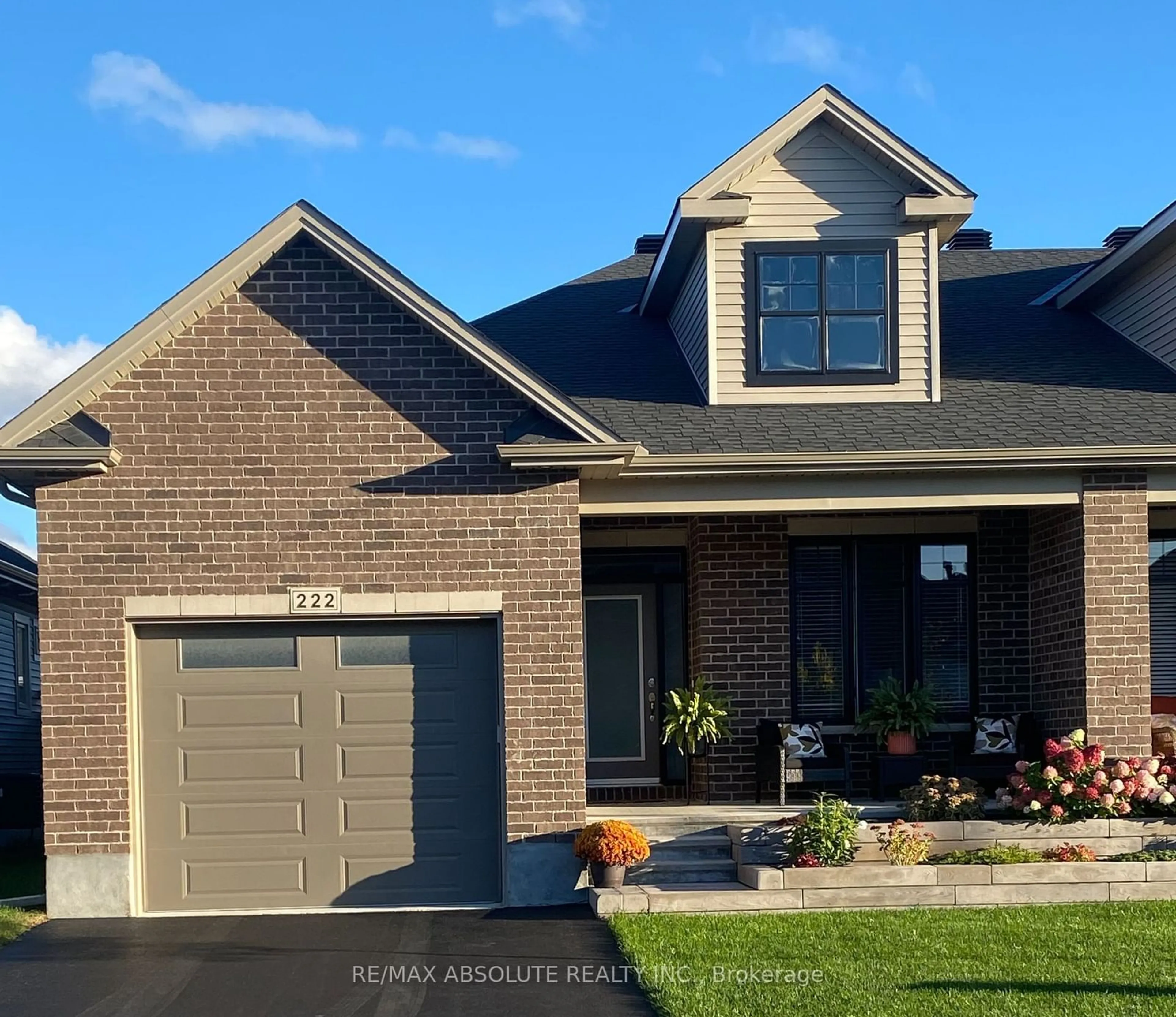 Home with brick exterior material, street for 222 Mac Beattie Dr, Arnprior Ontario K7S 0J3