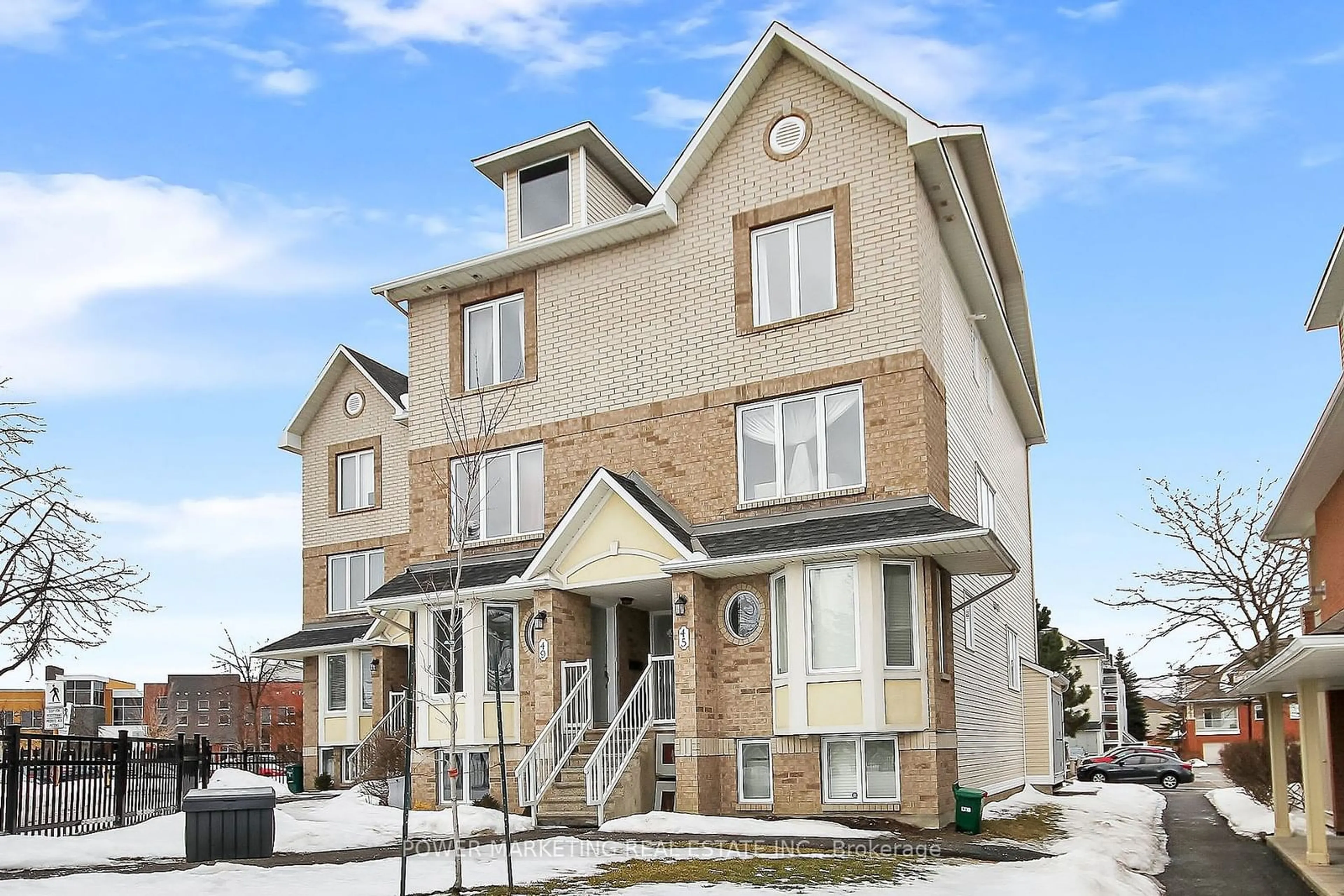 Home with brick exterior material, street for 45 WATERBRIDGE Dr, Barrhaven Ontario K2G 6R5