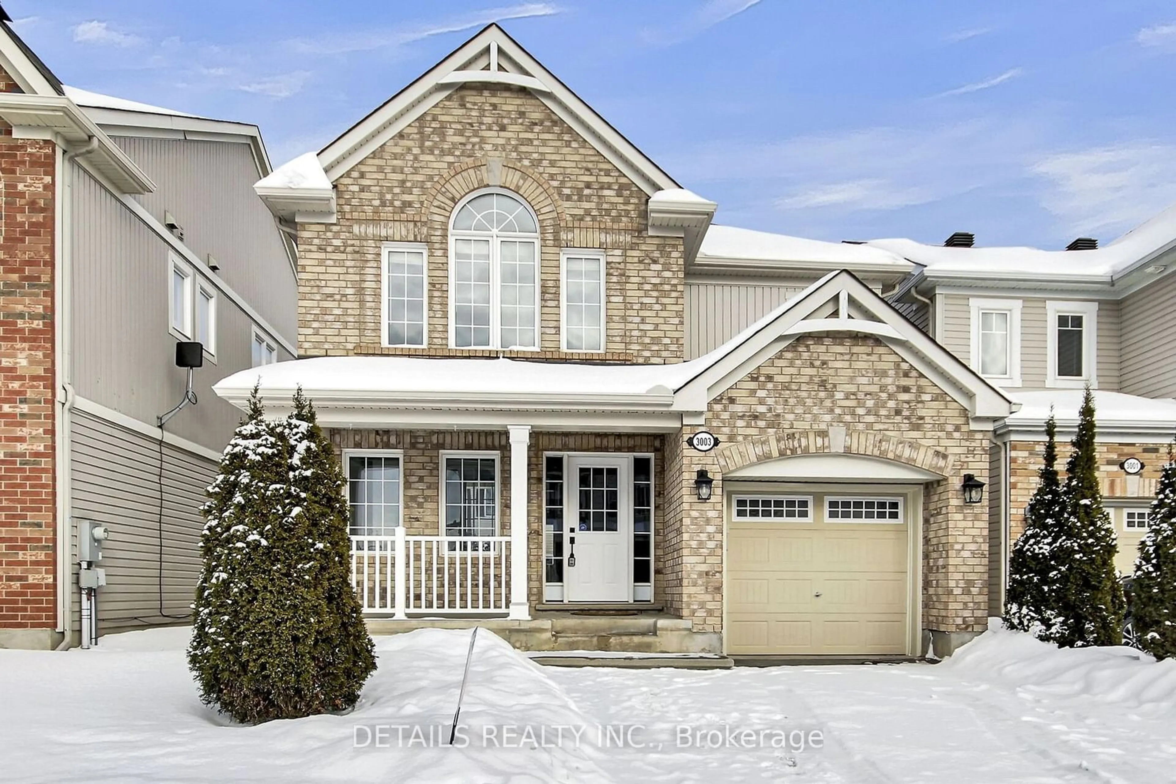 Home with brick exterior material, street for 3003 Freshwater Way, Barrhaven Ontario K2J 5J8