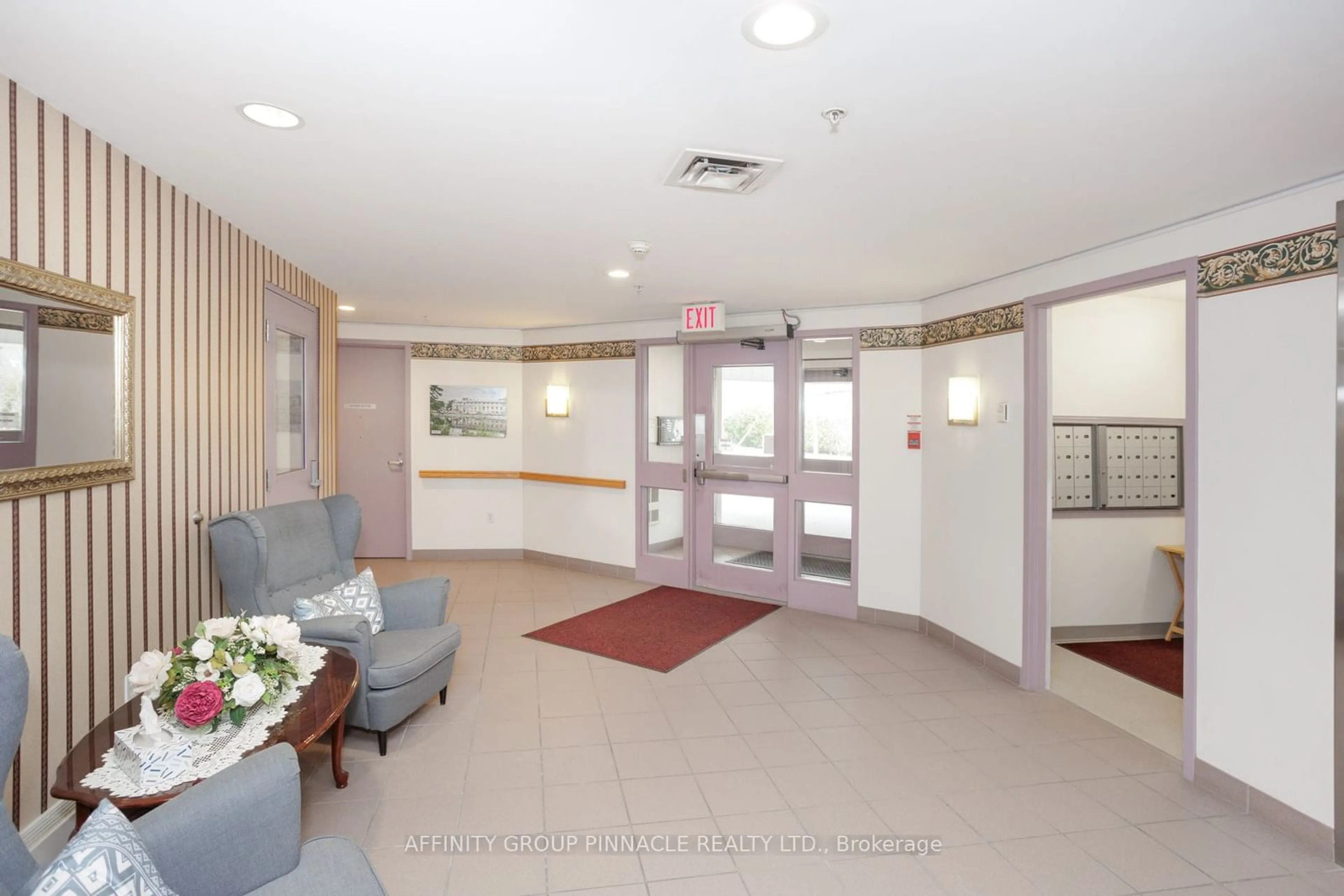 Indoor foyer for 8 Huron St #312, Kawartha Lakes Ontario K9V 6K3