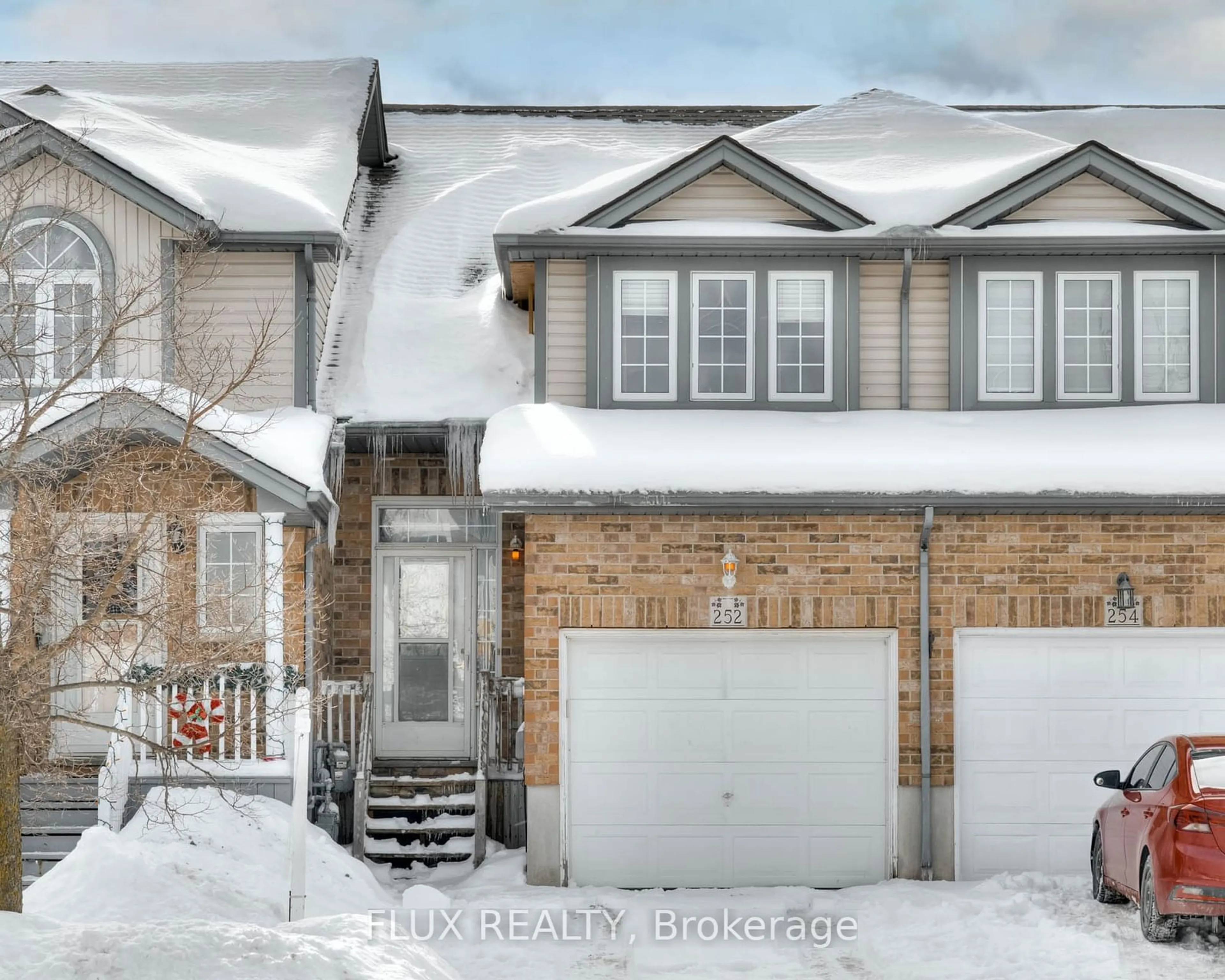 Home with brick exterior material, street for 252 Activa Ave, Kitchener Ontario N2E 3T9