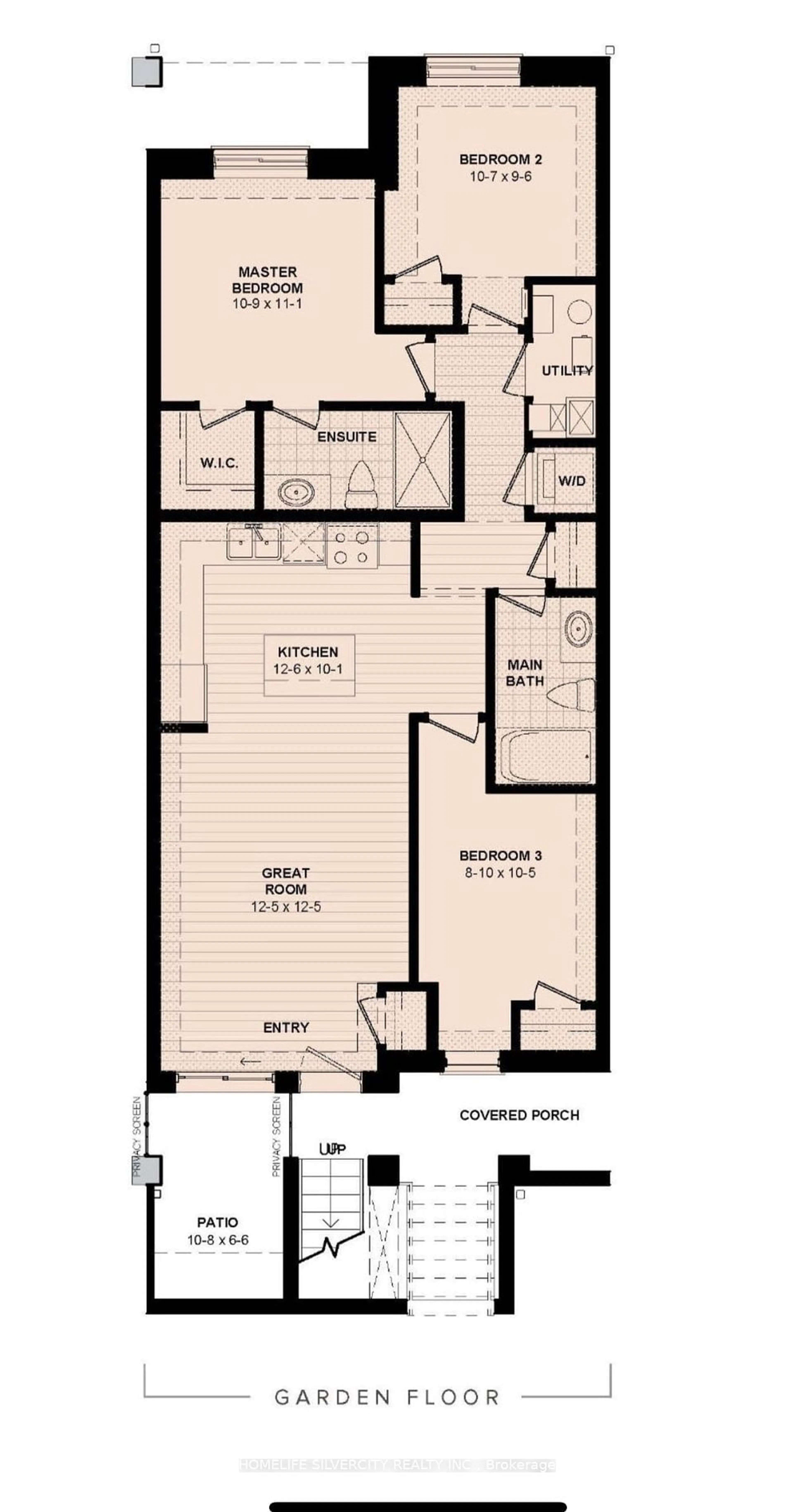 Floor plan for 25 Isherwood Ave #5, Cambridge Ontario N1R 0E2