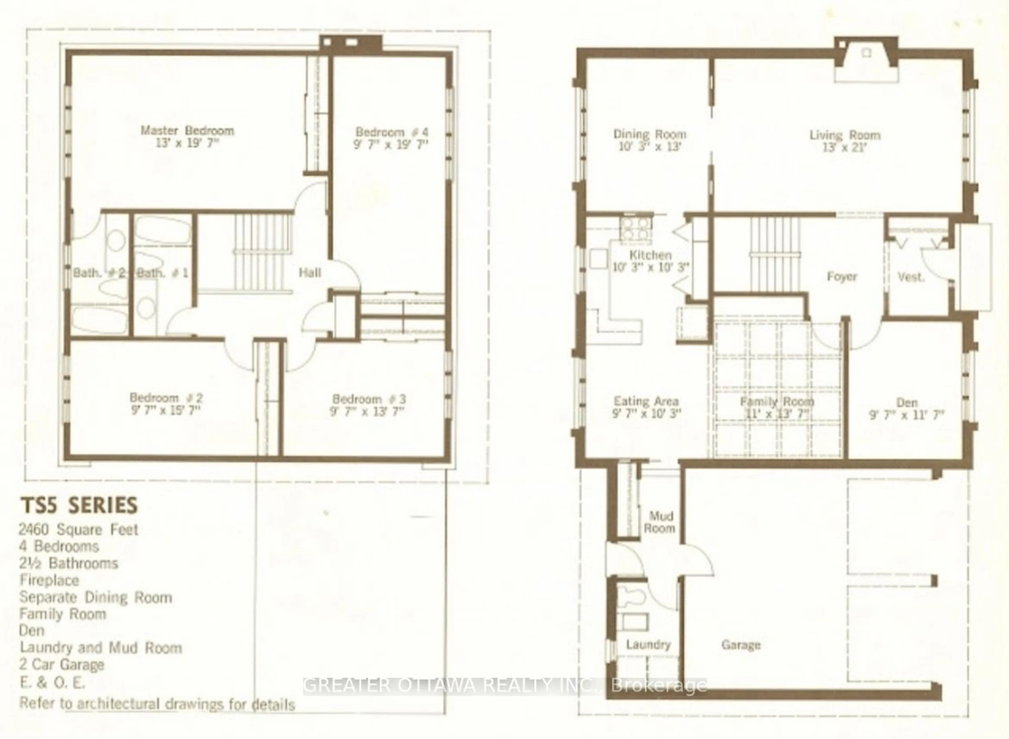 Floor plan for 15 Rutherford Cres, Ottawa Ontario K2K 1N1