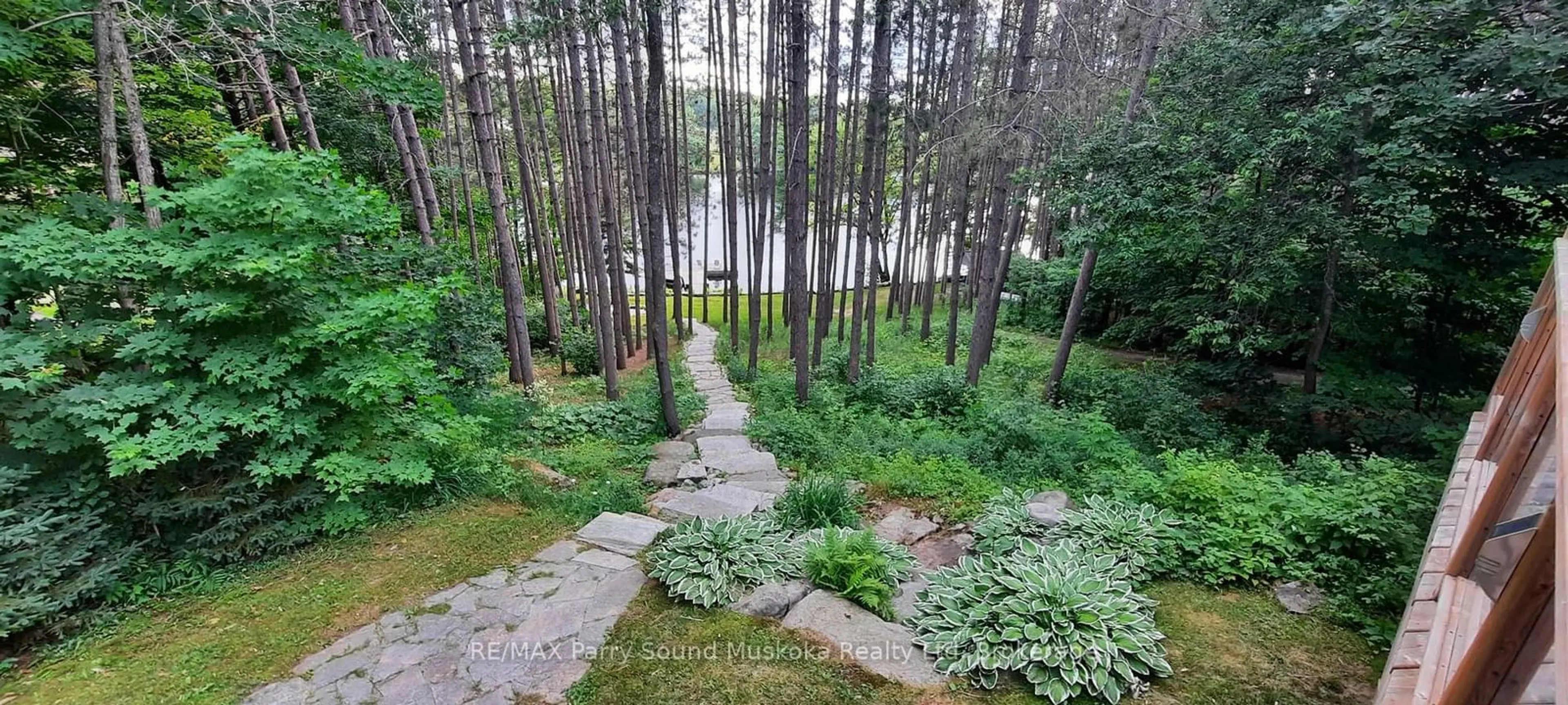 A pic from outside/outdoor area/front of a property/back of a property/a pic from drone, forest/trees view for 587 Centre Rd, McKellar Ontario P2A 0B4