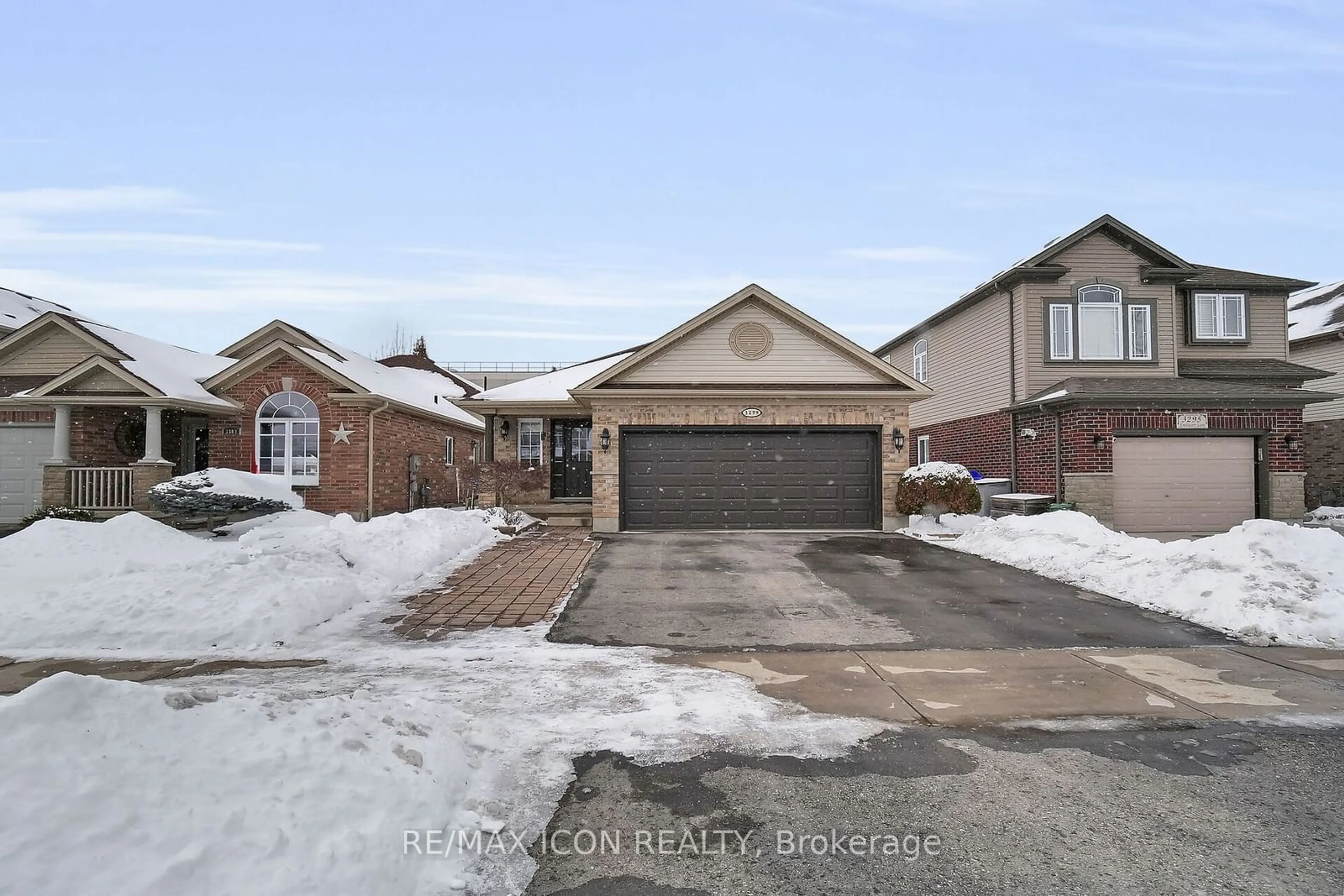 Home with brick exterior material, street for 3299 Emilycarr Lane, London Ontario N6L 0B3