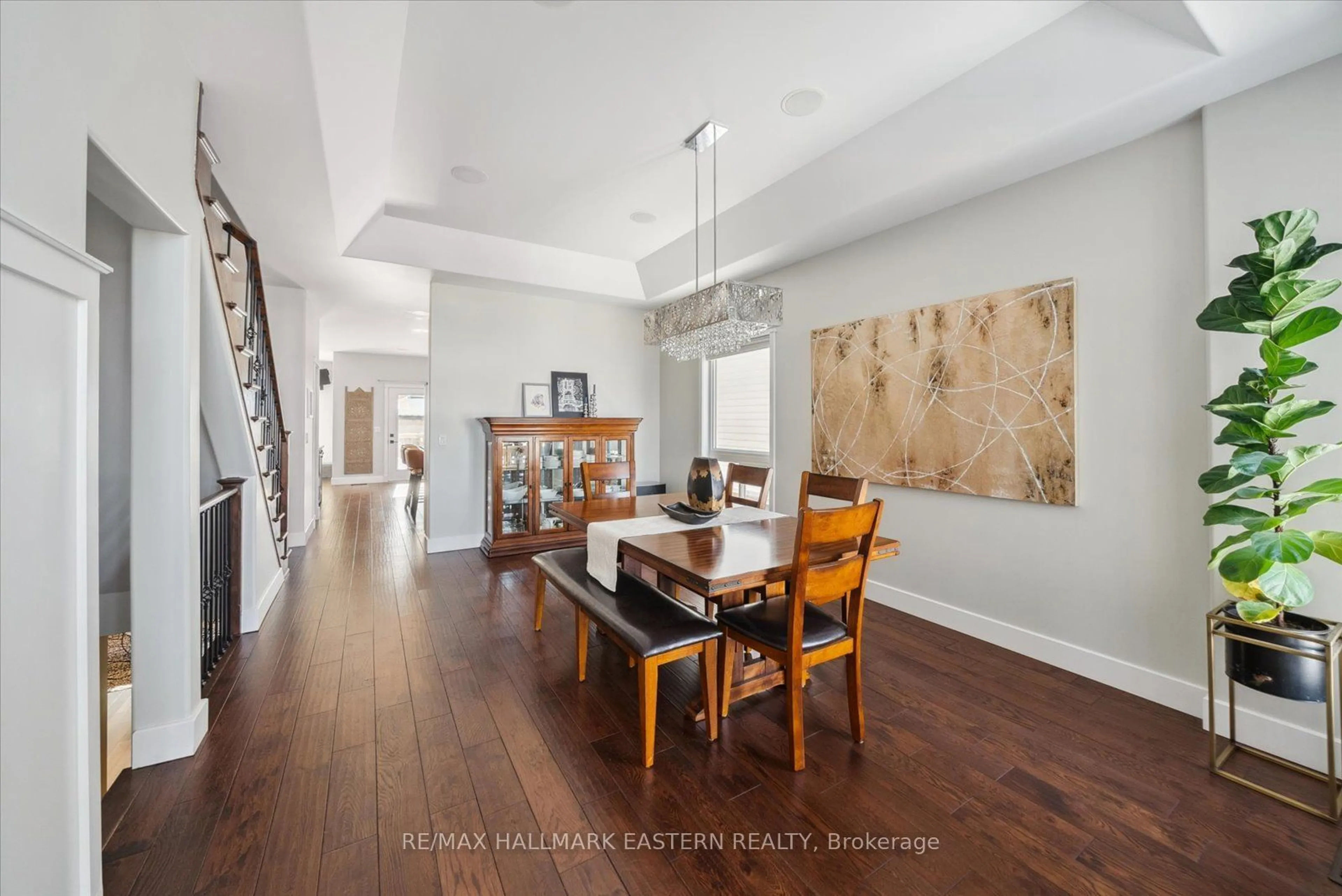 Dining room, wood/laminate floor for 657 Goodwin Terr, Smith-Ennismore-Lakefield Ontario K9J 0H6