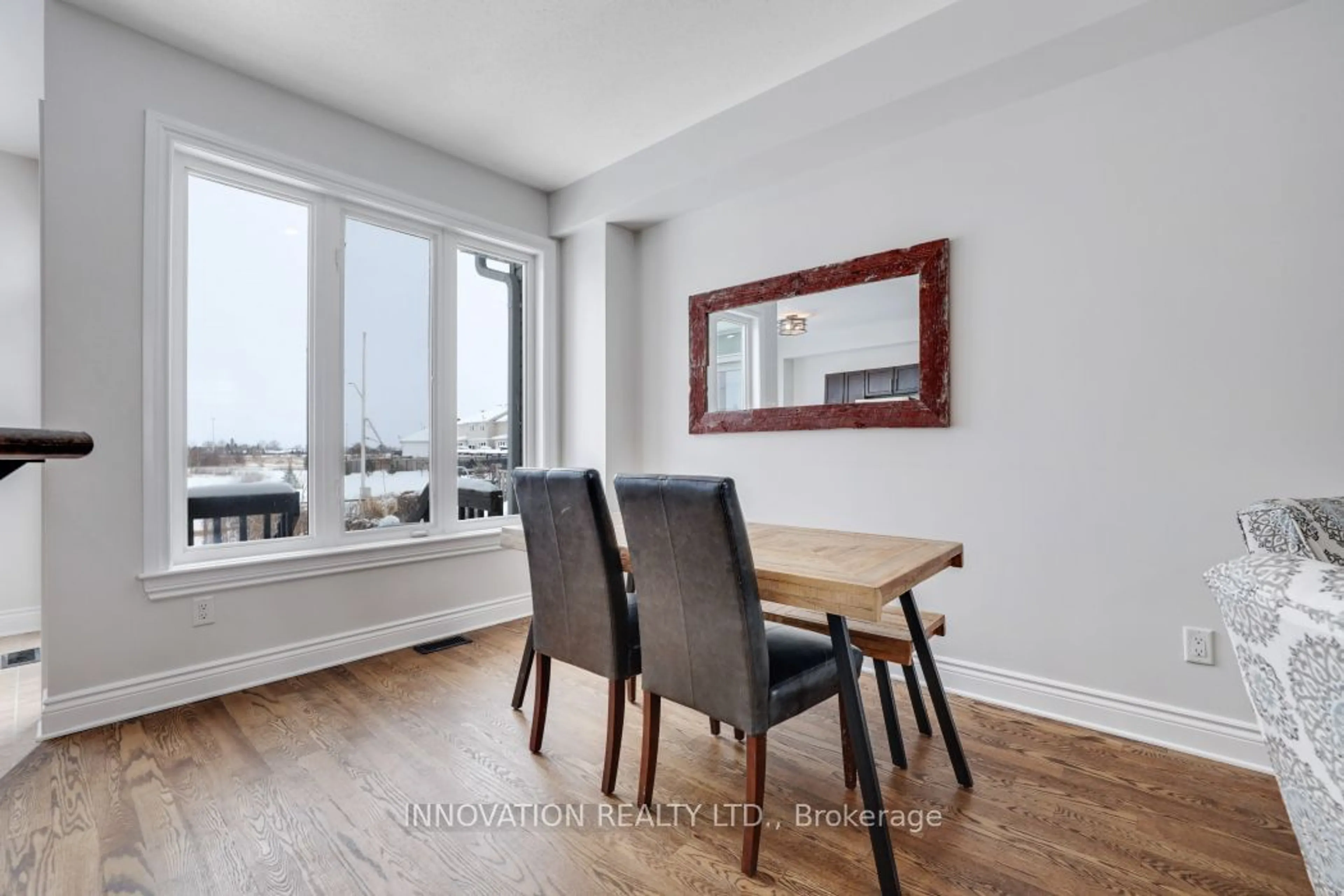 Dining room, wood/laminate floor for 128 Desmond Trudeau Dr, Arnprior Ontario K7S 0G8