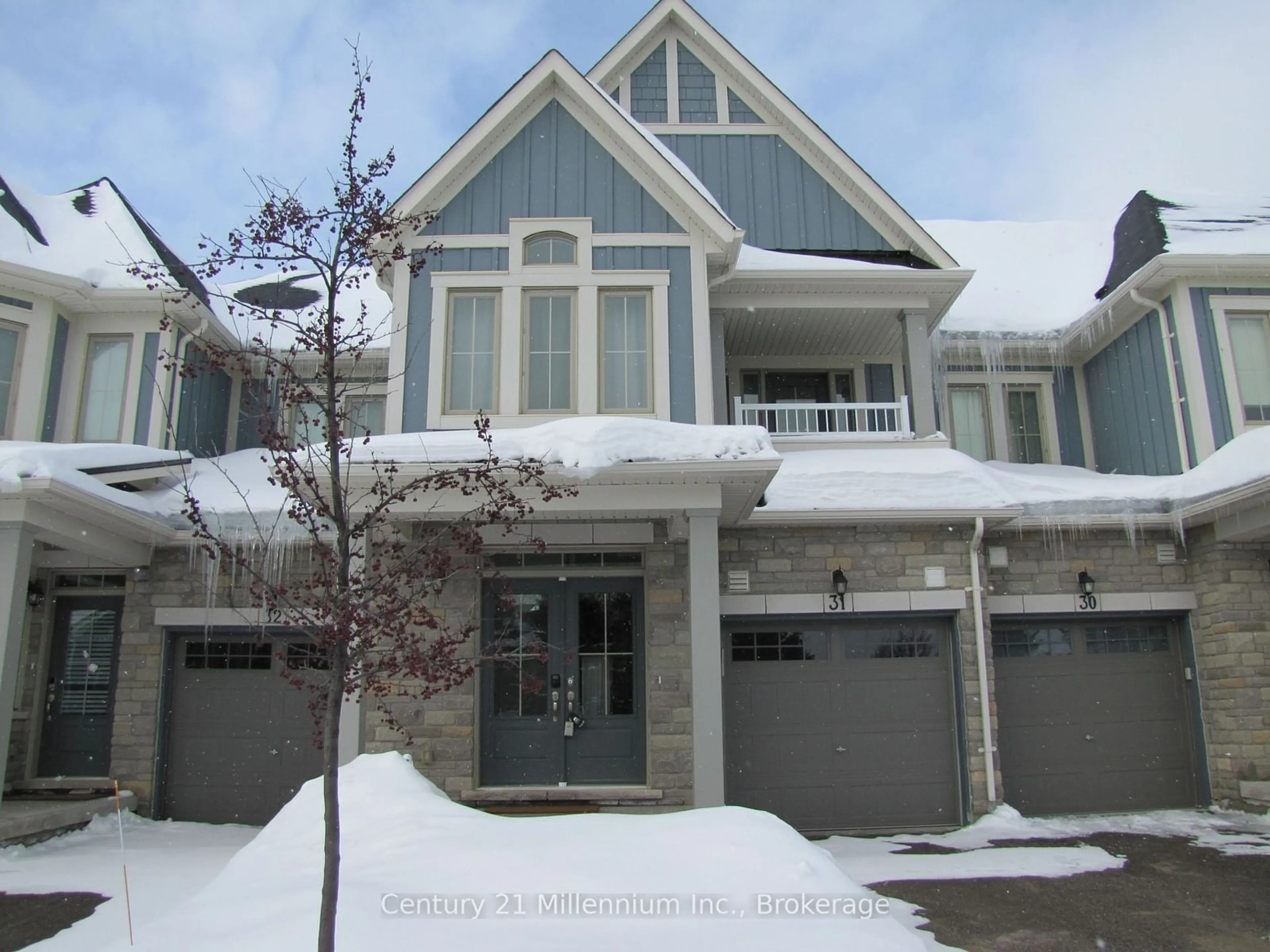 Home with vinyl exterior material, street for 171 SNOWBRIDGE Way #31, Blue Mountains Ontario L9Y 0V1