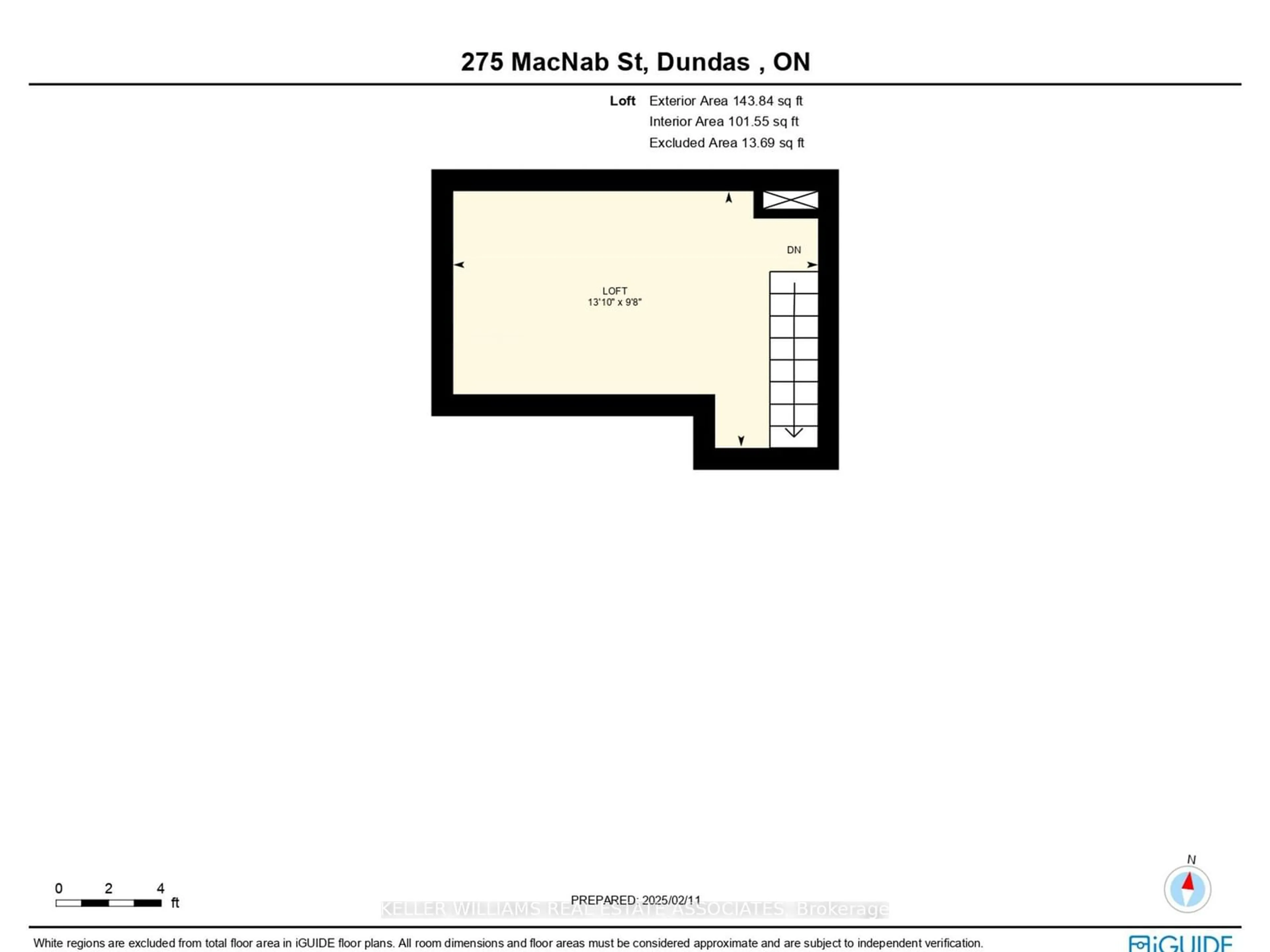 Floor plan for 275 Macnab St, Hamilton Ontario L9H 2K5