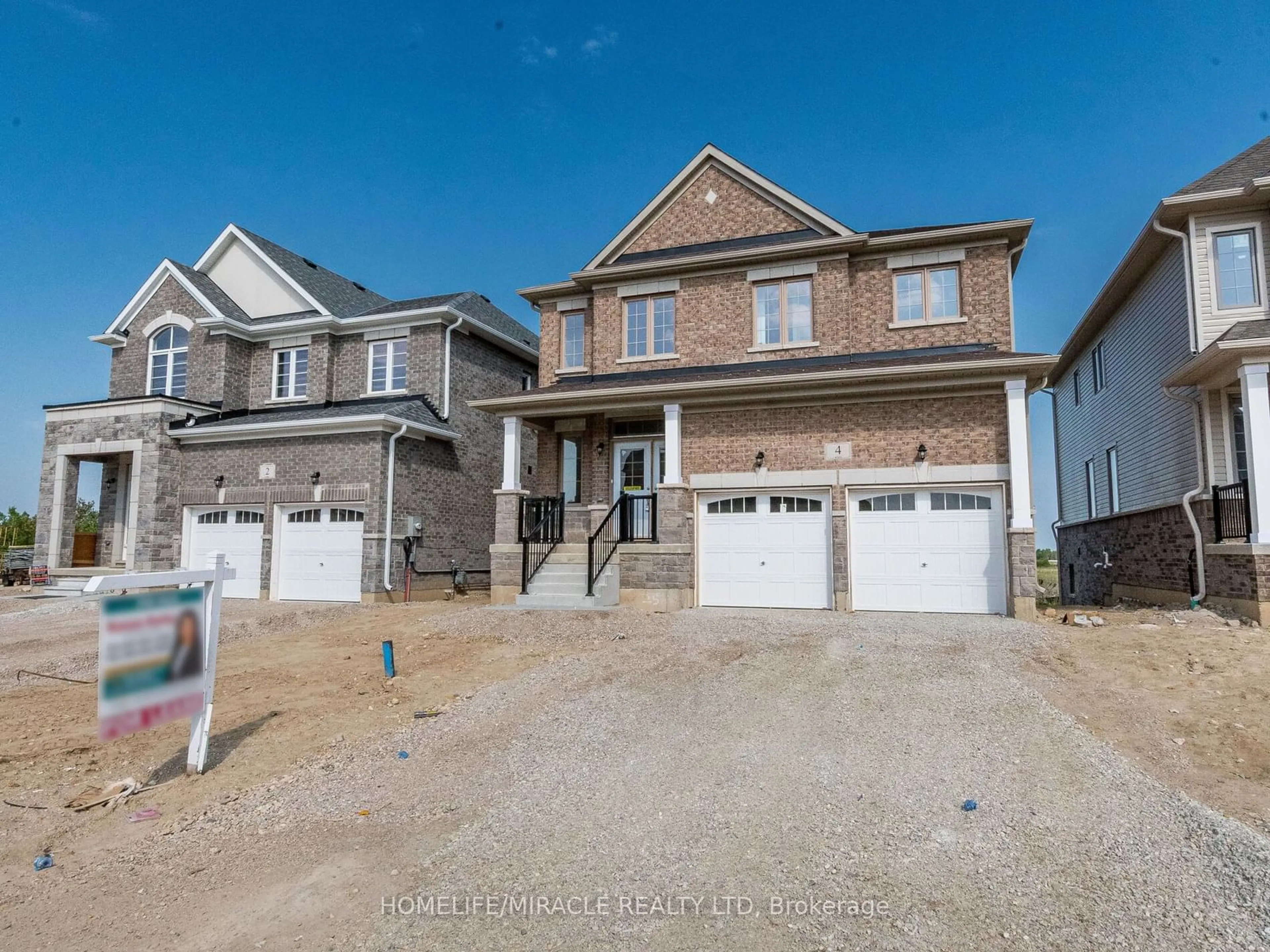 Home with brick exterior material, street for 4 Mackenzie St, Southgate Ontario N0C 1B0