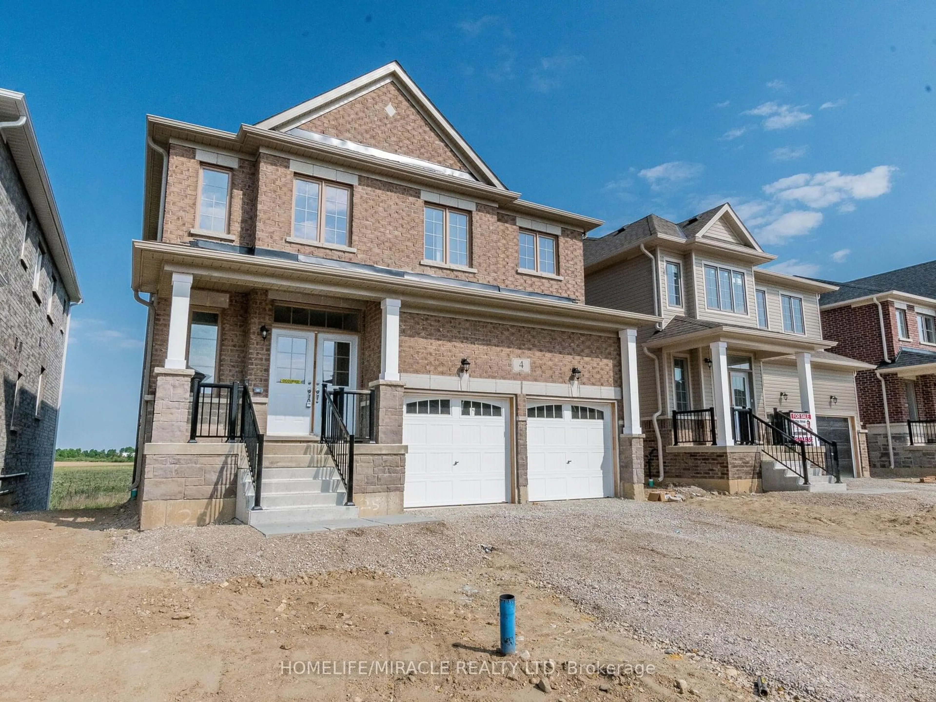 Home with brick exterior material, street for 4 Mackenzie St, Southgate Ontario N0C 1B0