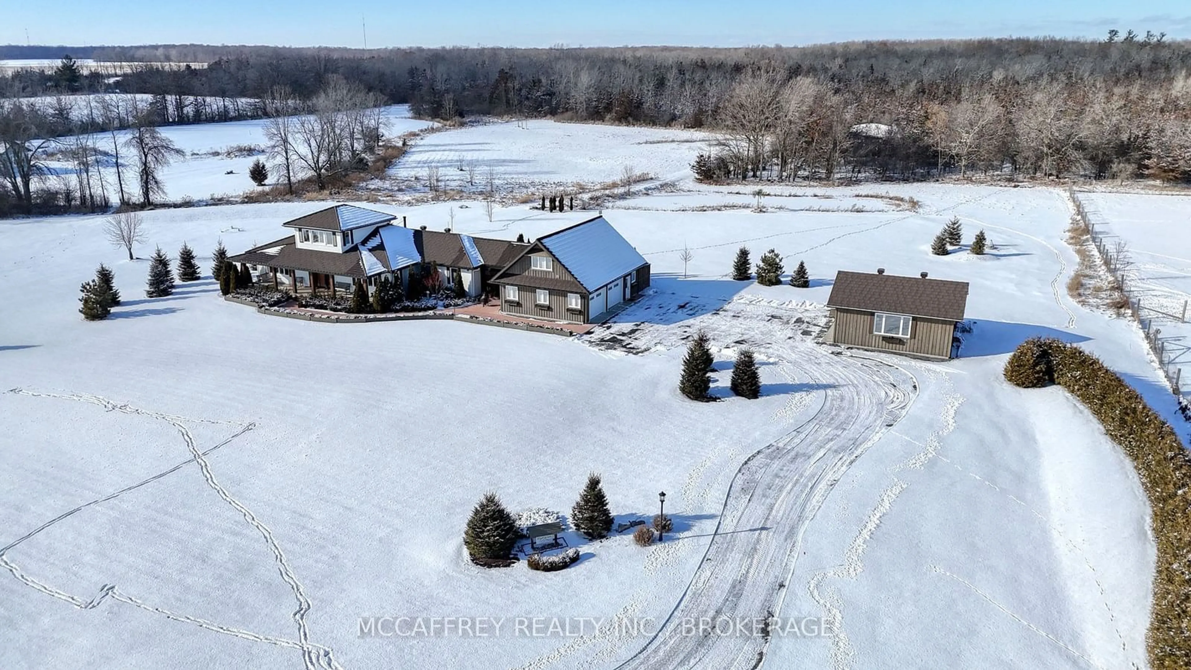 A pic from outside/outdoor area/front of a property/back of a property/a pic from drone, water/lake/river/ocean view for 4640 County Rd 9 Rd, Greater Napanee Ontario K7R 3K8