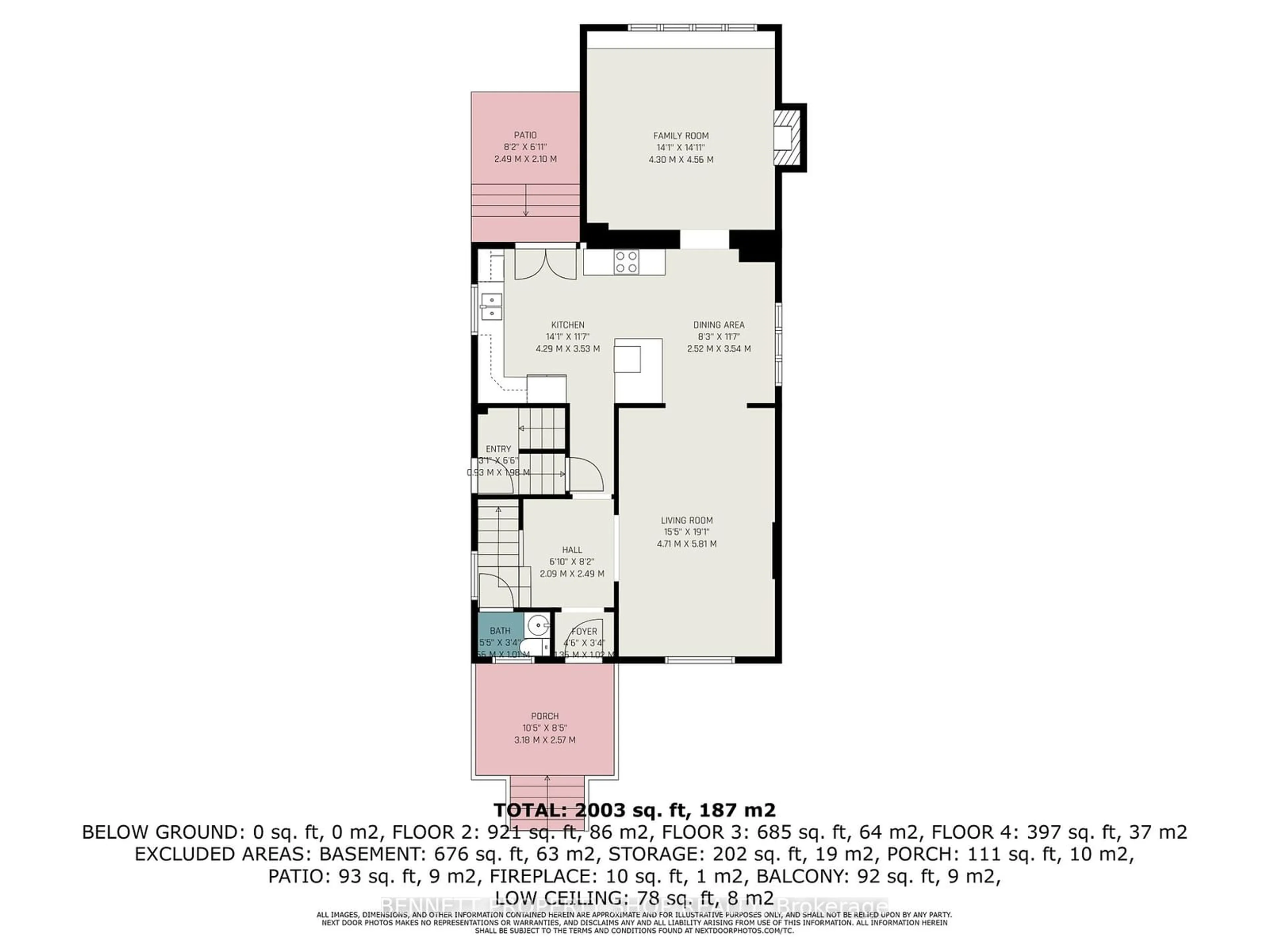 Floor plan for 499 Metcalfe St, Glebe - Ottawa East and Area Ontario K1S 3P2