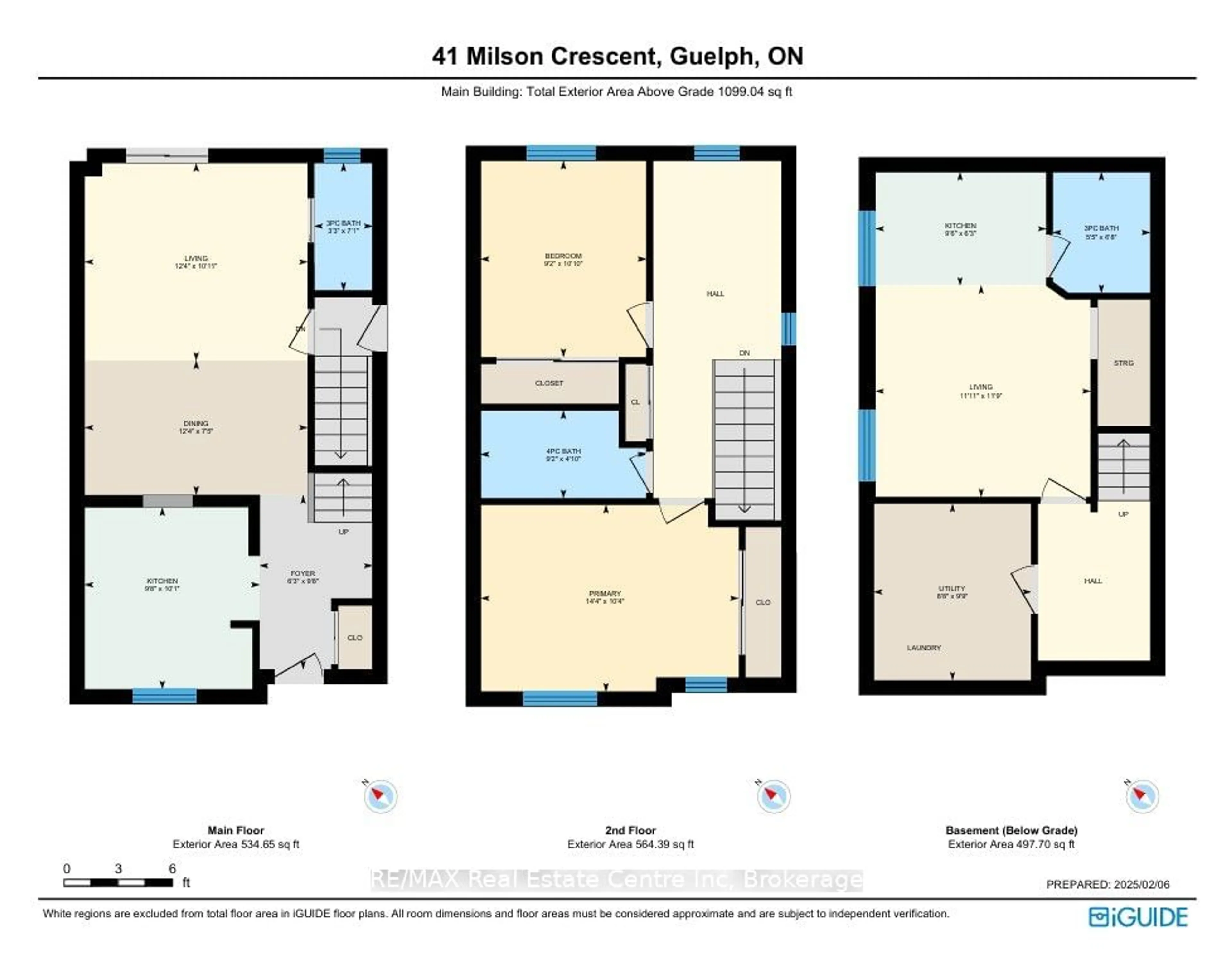 Floor plan for 41 Milson Cres, Guelph Ontario N1C 1G9