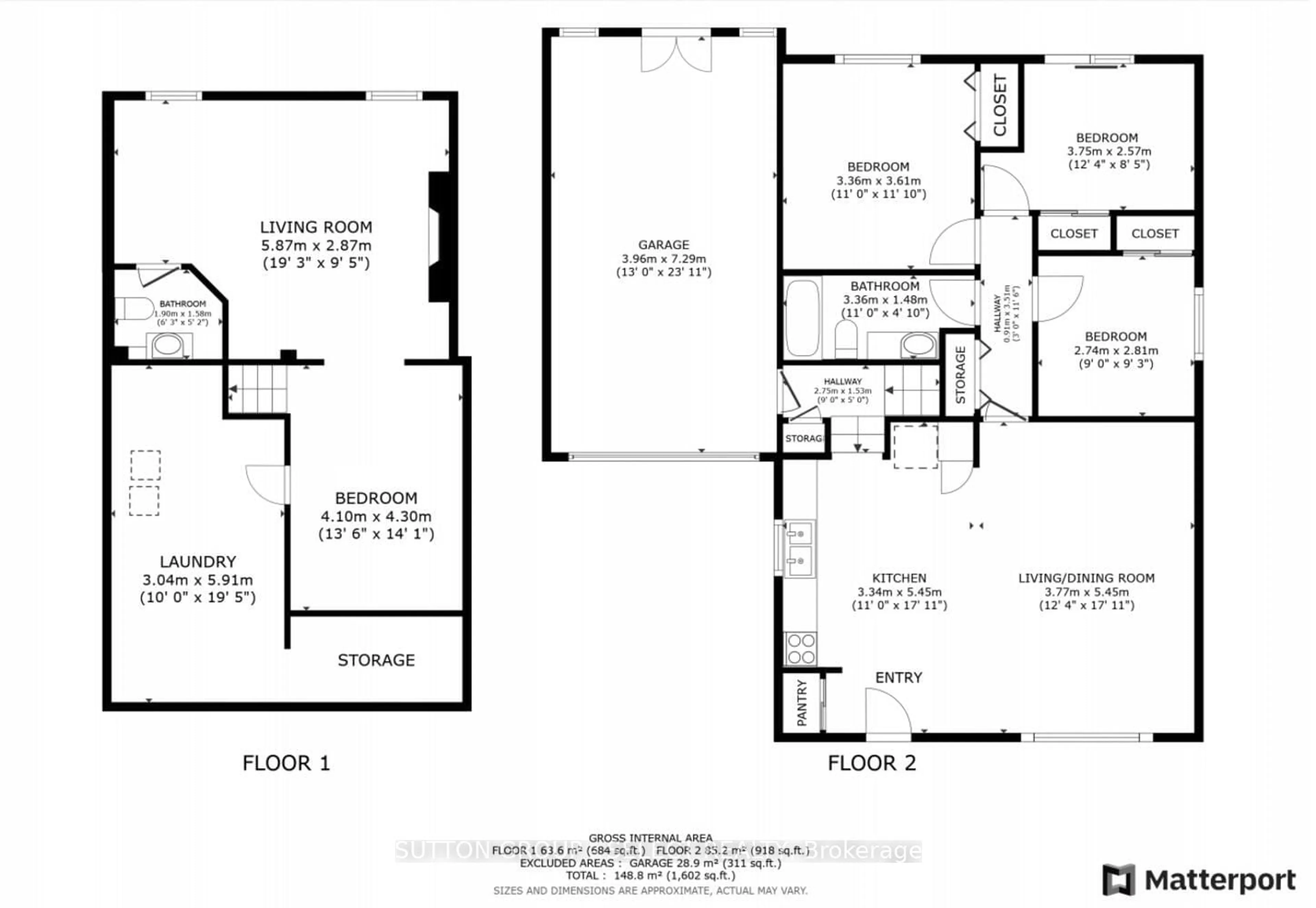 Floor plan for 20 Dow Rd, London Ontario N6E 1E9