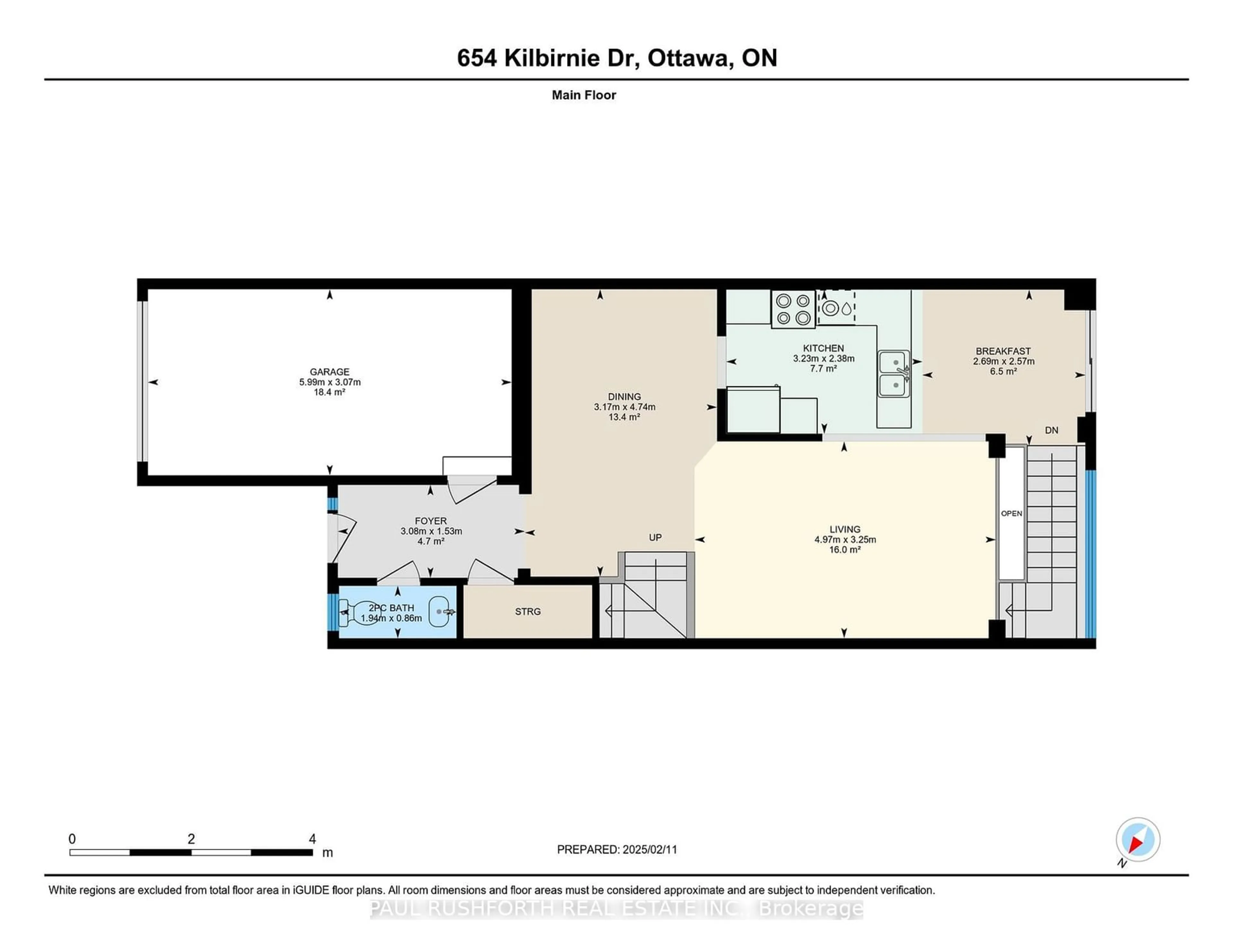 Floor plan for 654 Kilbirnie Dr, Barrhaven Ontario K2J 0G8