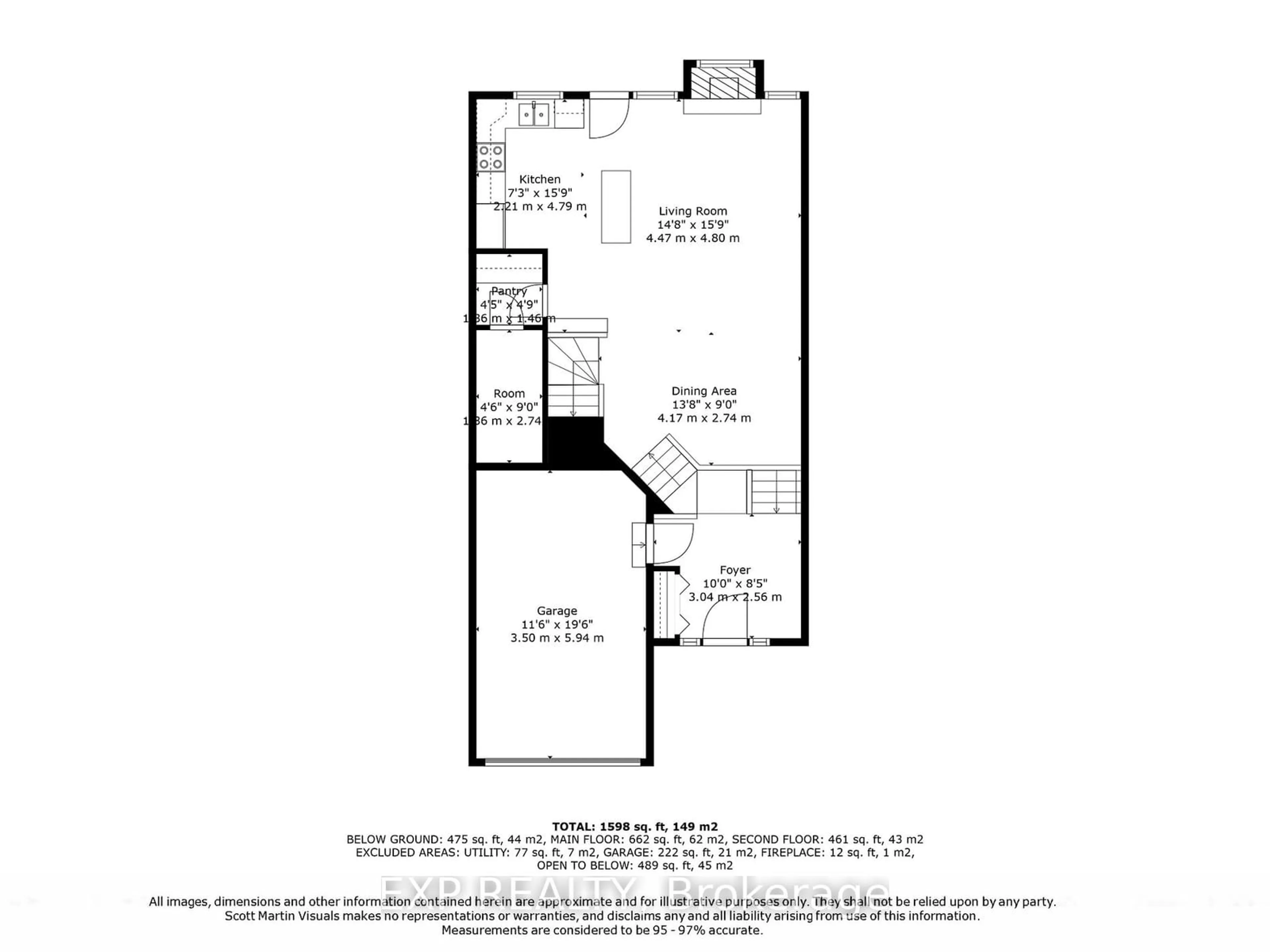 Floor plan for 245 Gladeview, Blossom Park - Airport and Area Ontario K1T 4A7