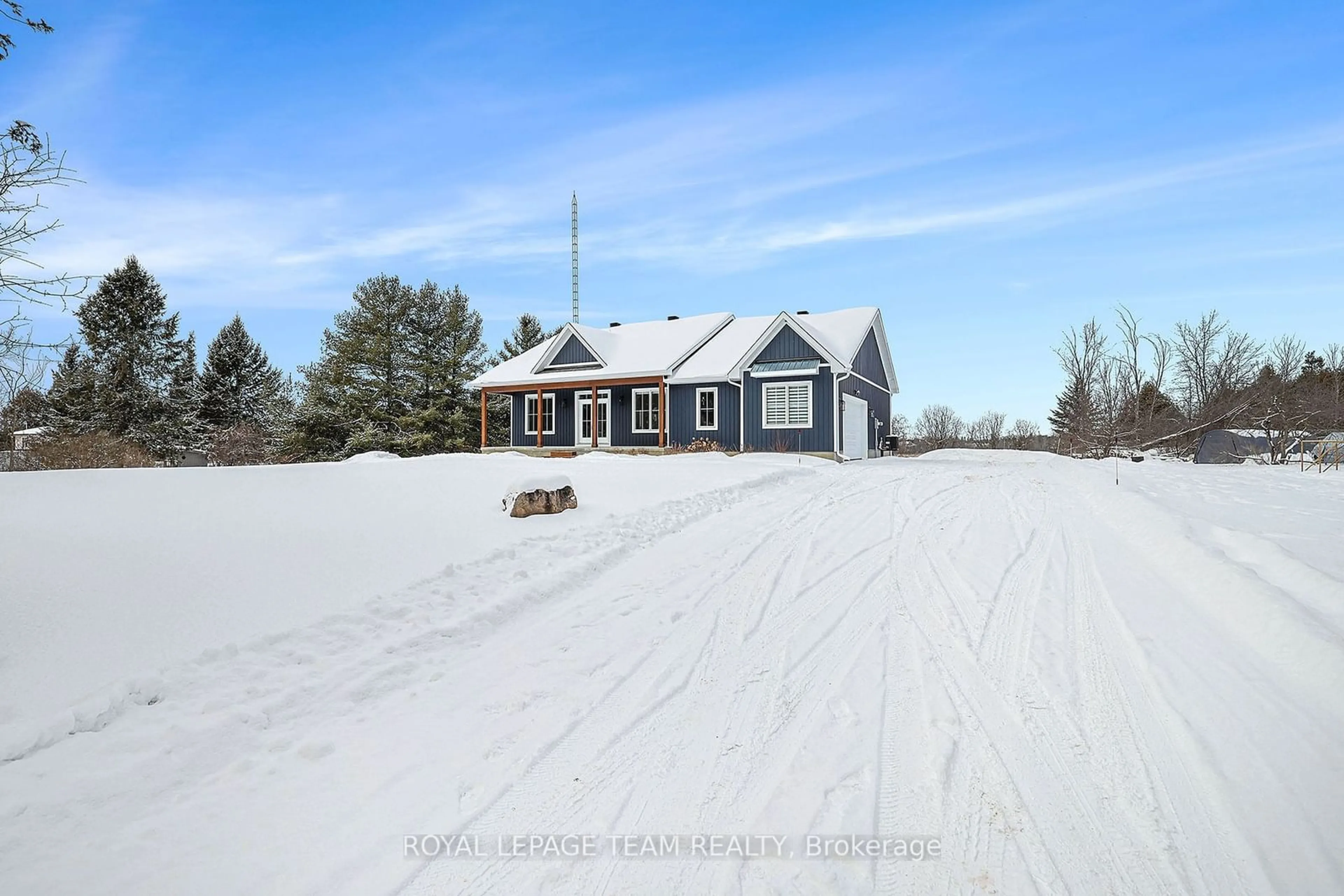 A pic from outside/outdoor area/front of a property/back of a property/a pic from drone, street for 384 Kings Creek Rd, Beckwith Ontario K0A 1B0