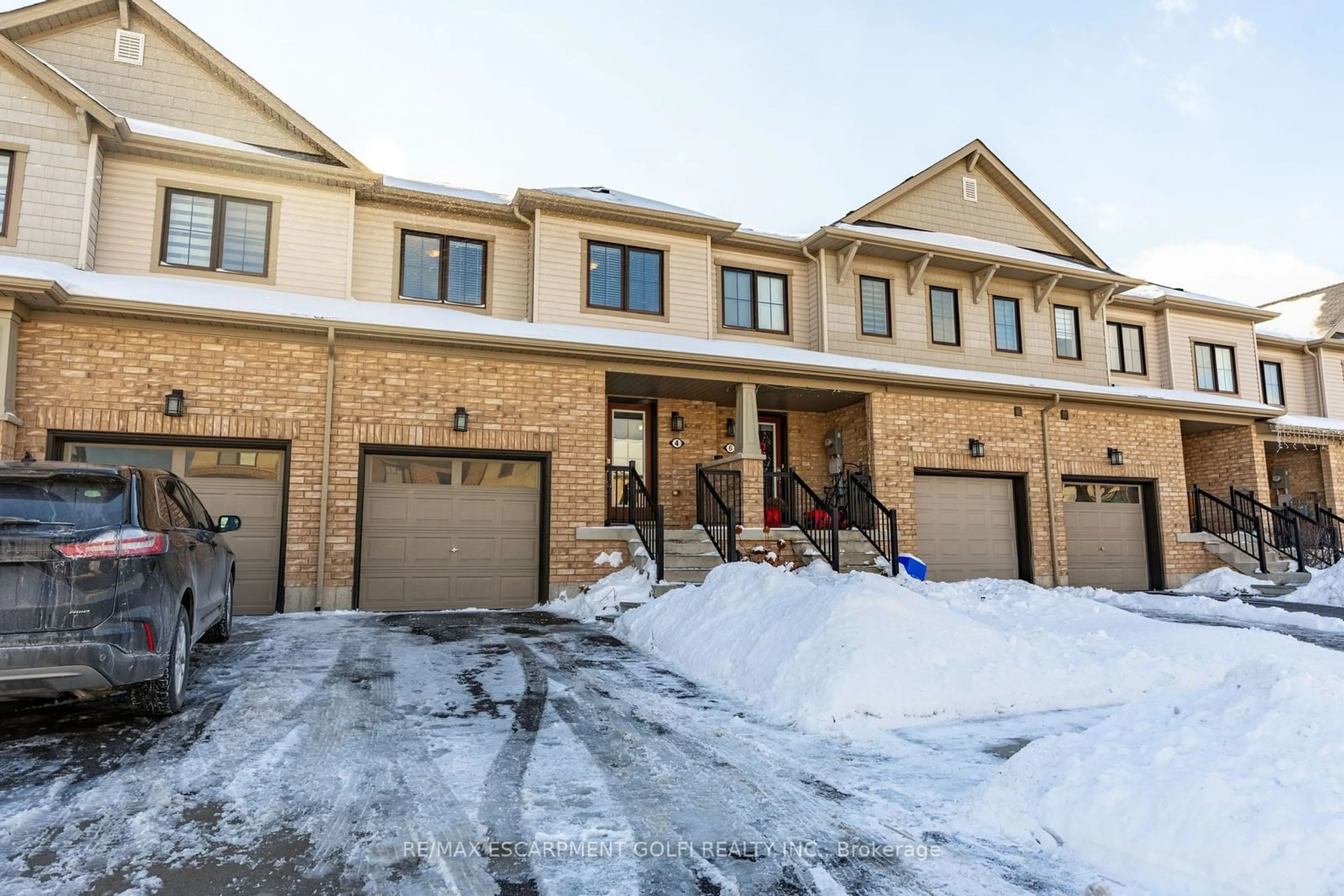 Home with brick exterior material, street for 4 Pagebrook Cres, Hamilton Ontario L8J 0K8