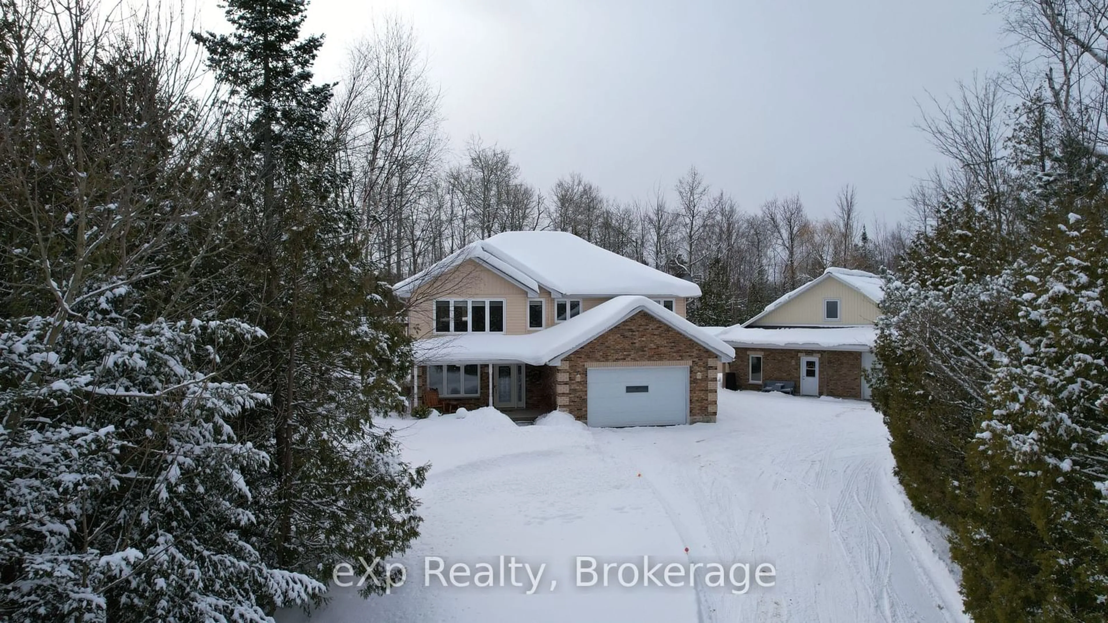 A pic from outside/outdoor area/front of a property/back of a property/a pic from drone, street for 98 Birch St, South Bruce Peninsula Ontario N0H 2G0