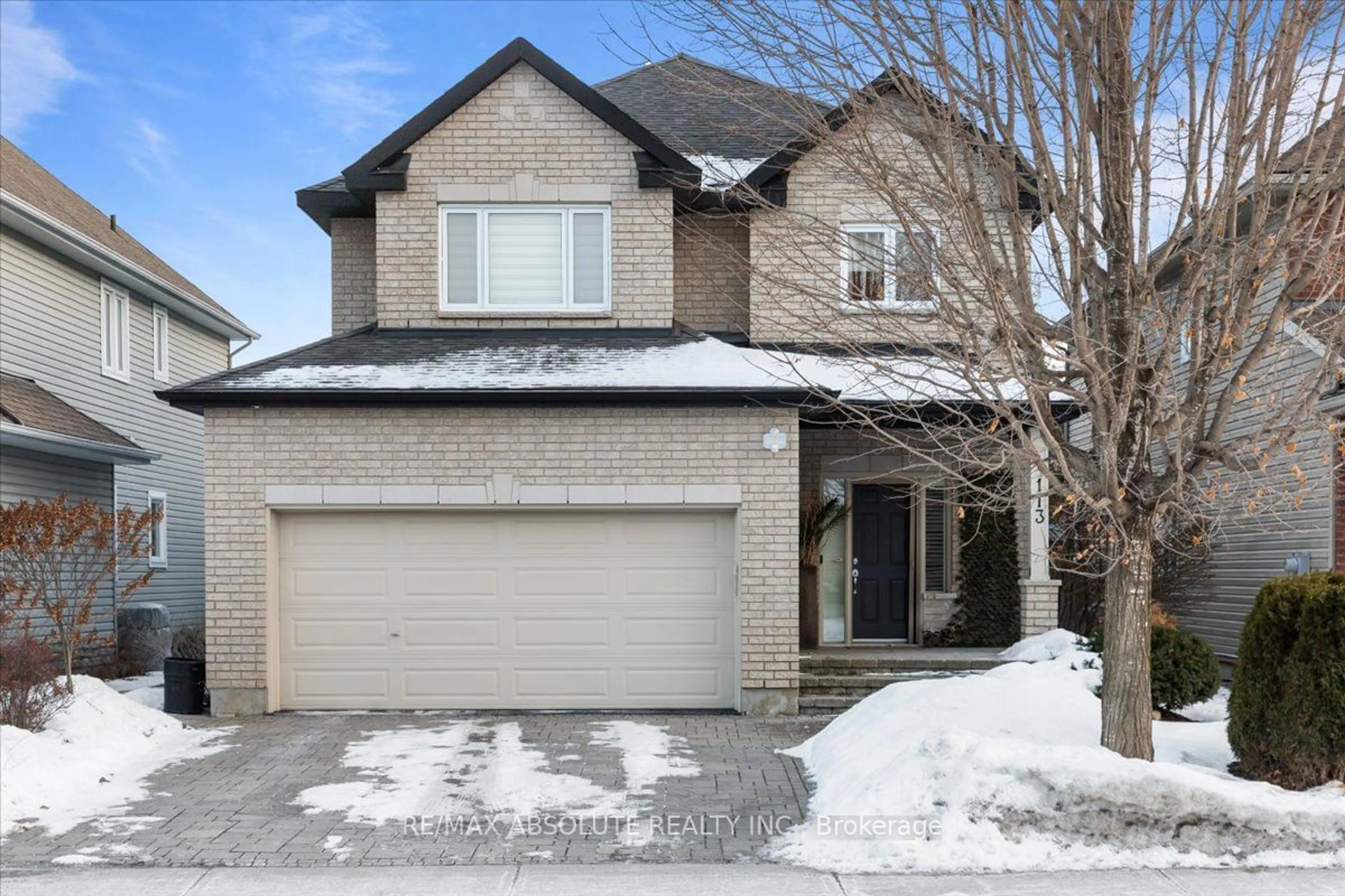 Home with brick exterior material, street for 113 BANDELIER Way, Stittsville - Munster - Richmond Ontario K2S 0C3