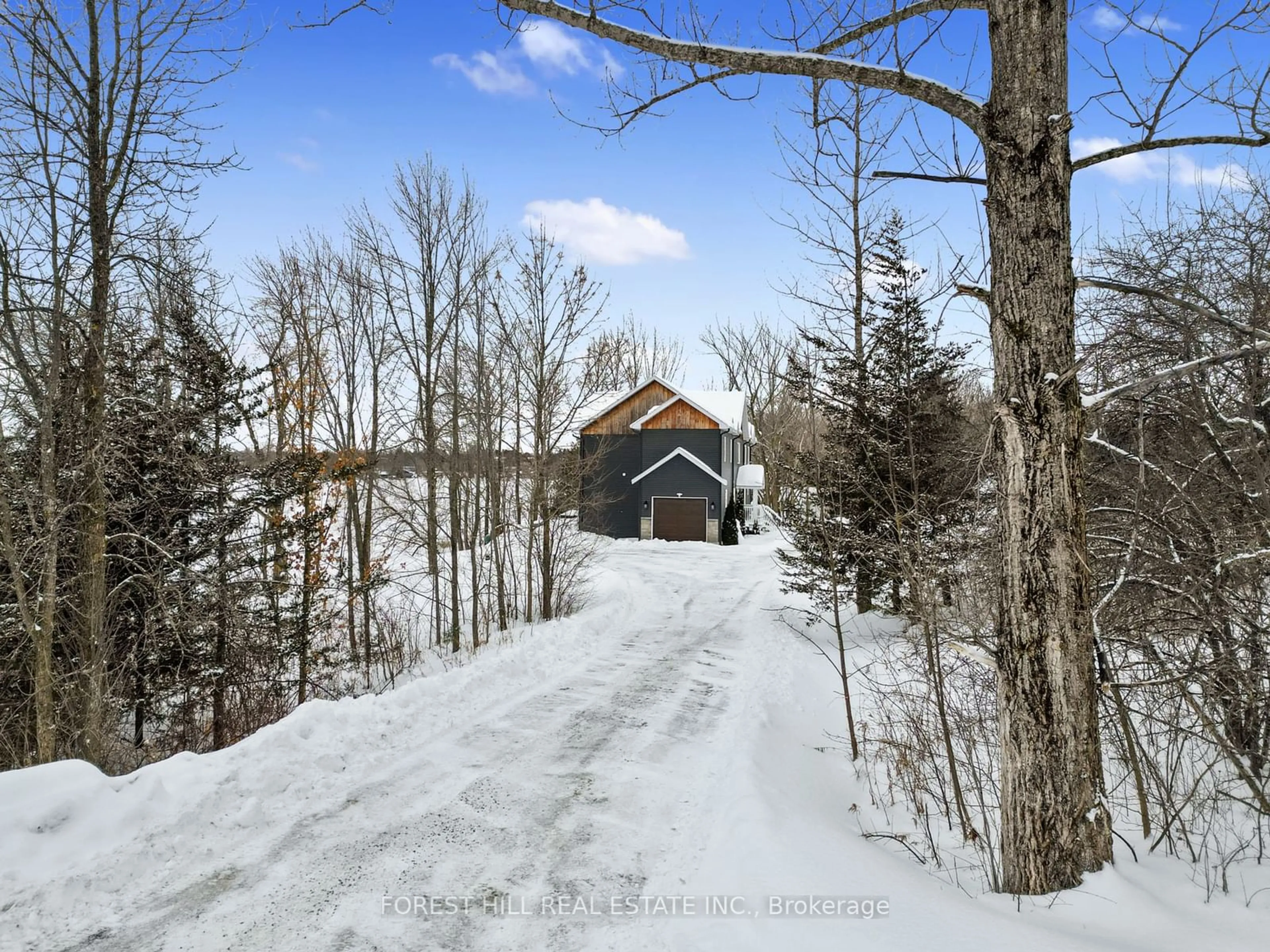 A pic from outside/outdoor area/front of a property/back of a property/a pic from drone, forest/trees view for 23 CHEMONGVIEW St, Kawartha Lakes Ontario K0L 2W0