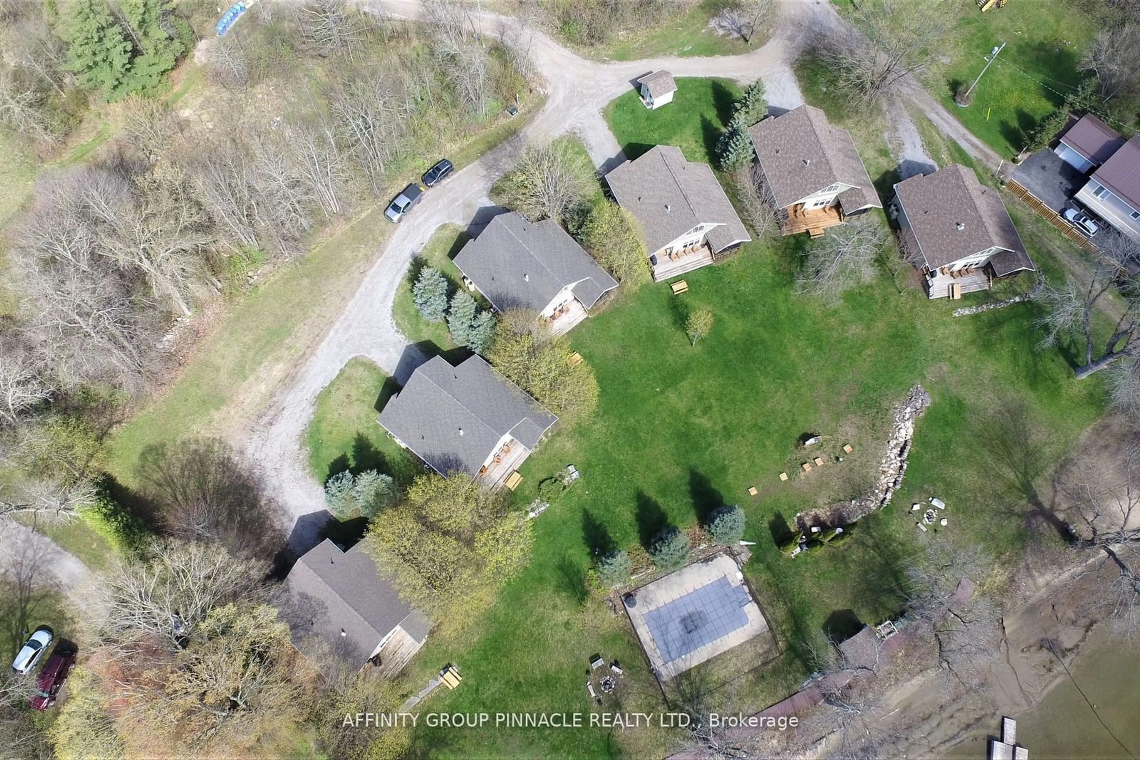 A pic from outside/outdoor area/front of a property/back of a property/a pic from drone, street for 6 Goldrock Rd #3-2-3, Kawartha Lakes Ontario K0M 1K0