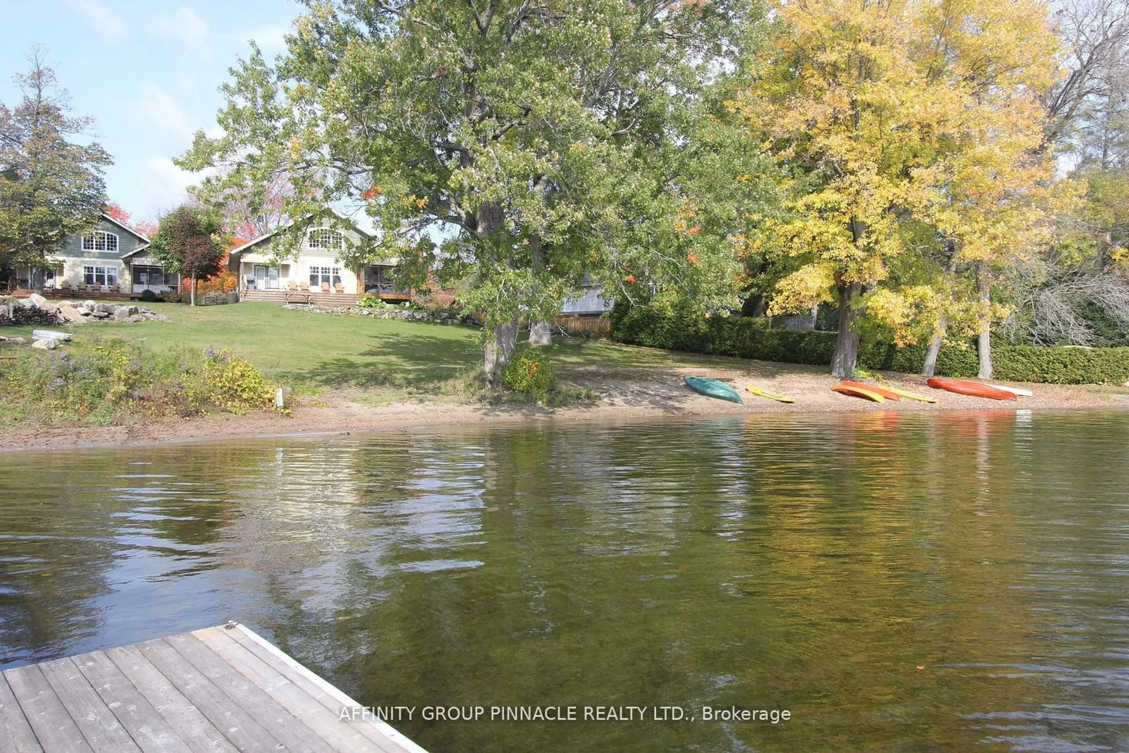 A pic from outside/outdoor area/front of a property/back of a property/a pic from drone, water/lake/river/ocean view for 6 Goldrock Rd #3-2-3, Kawartha Lakes Ontario K0M 1K0