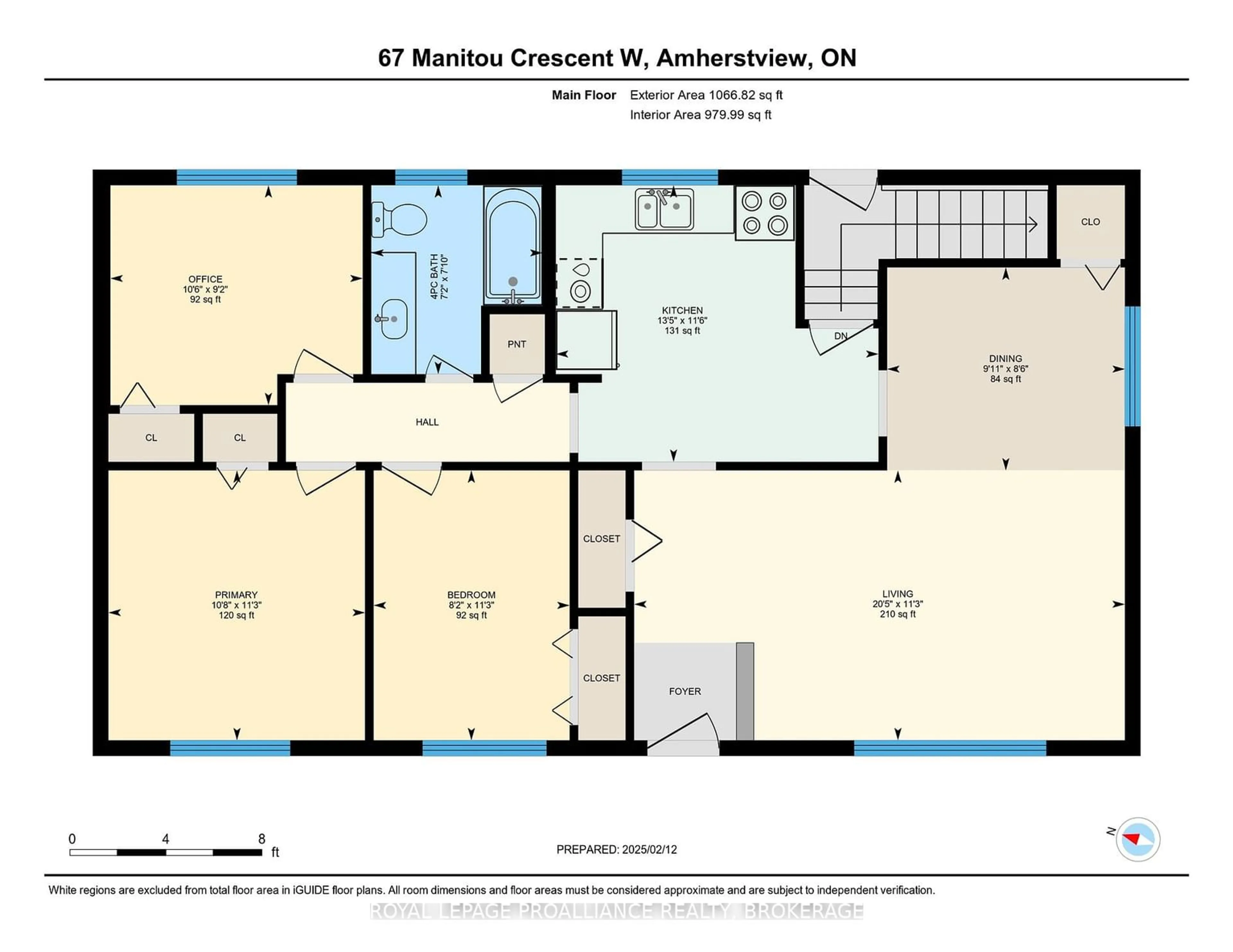 Floor plan for 67 Manitou Cres, Loyalist Ontario K7N 1C1