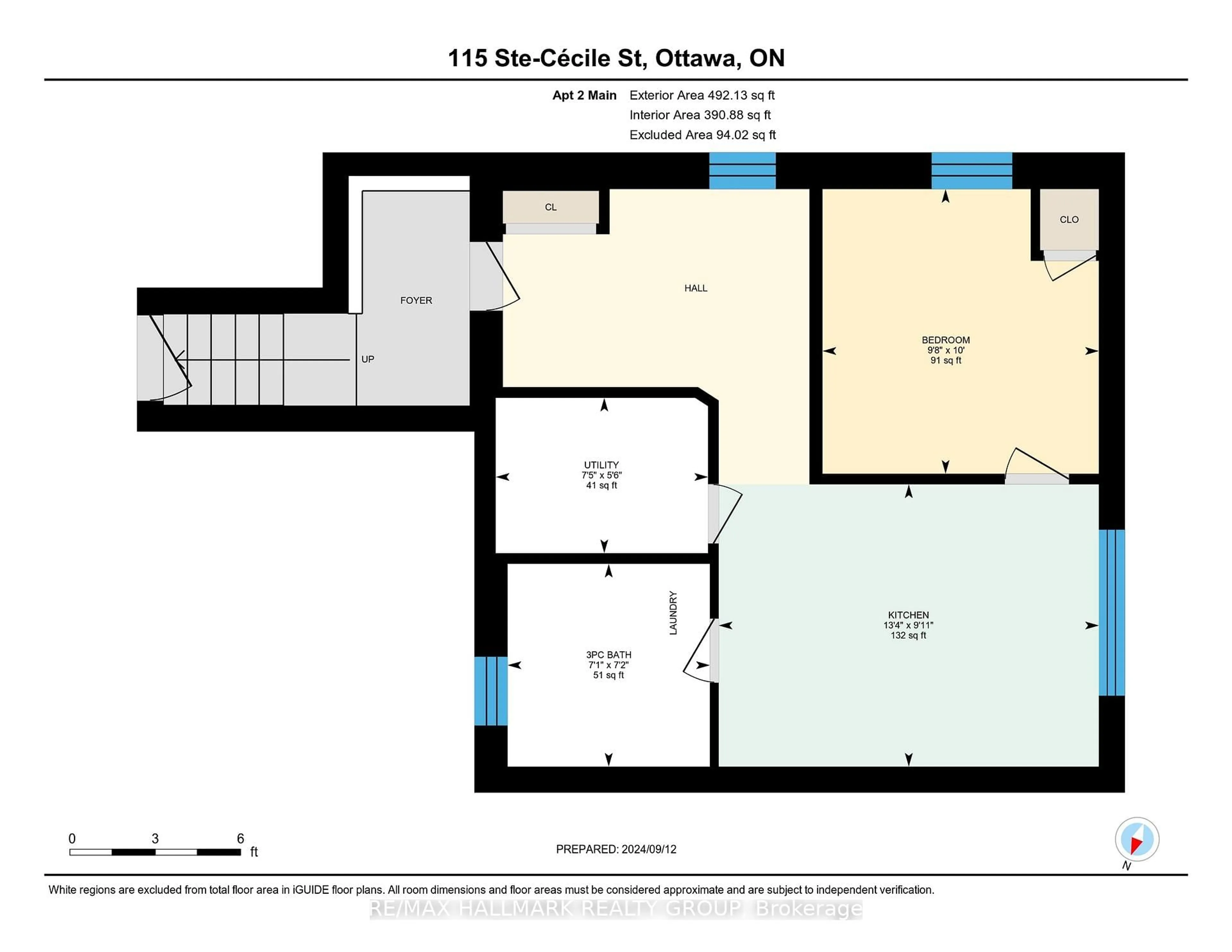Floor plan for 115 STE-CECILE St, Ottawa Ontario K1L 5L3