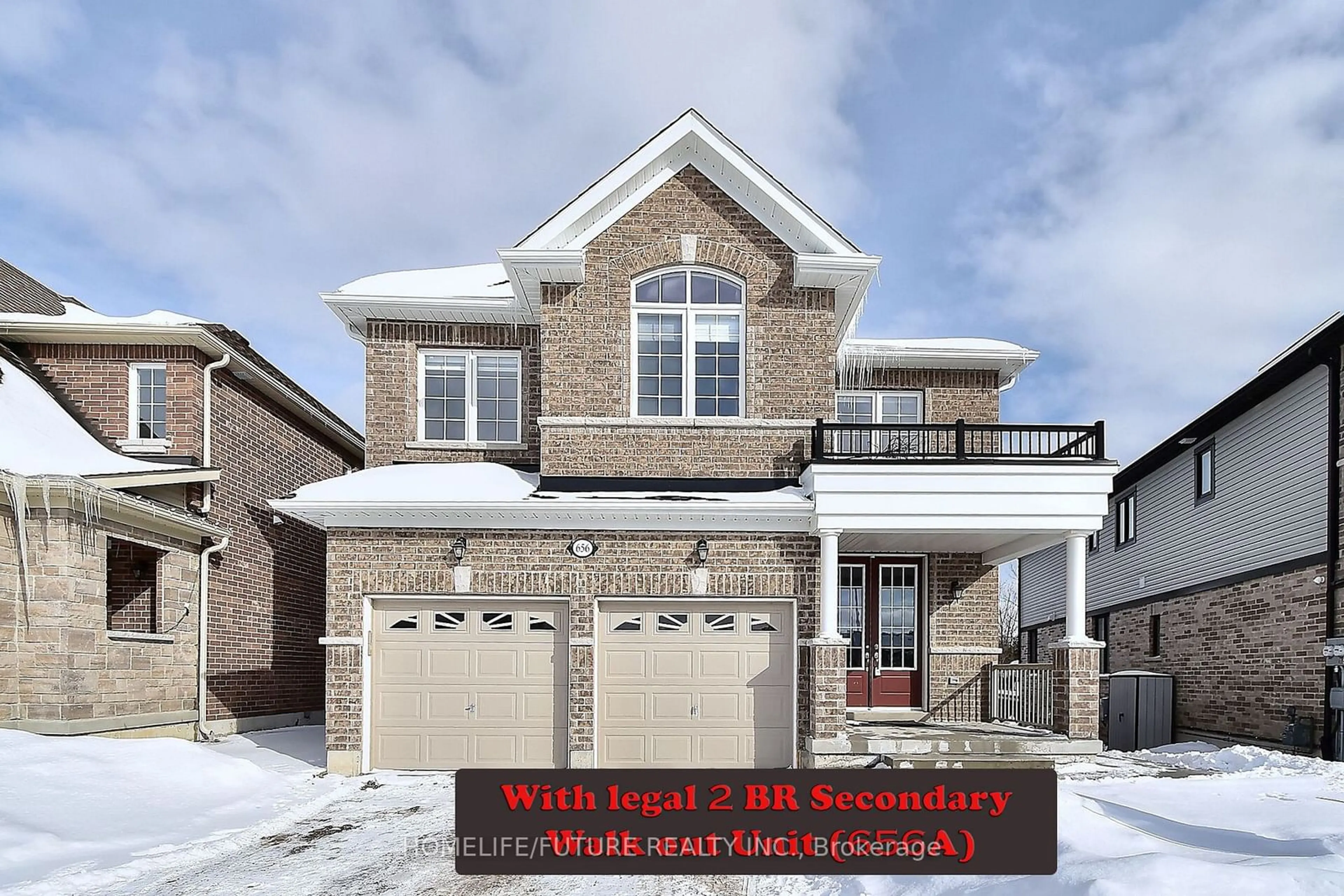 Home with brick exterior material, street for 656 Lemay Grve, Peterborough Ontario K9K 0H8