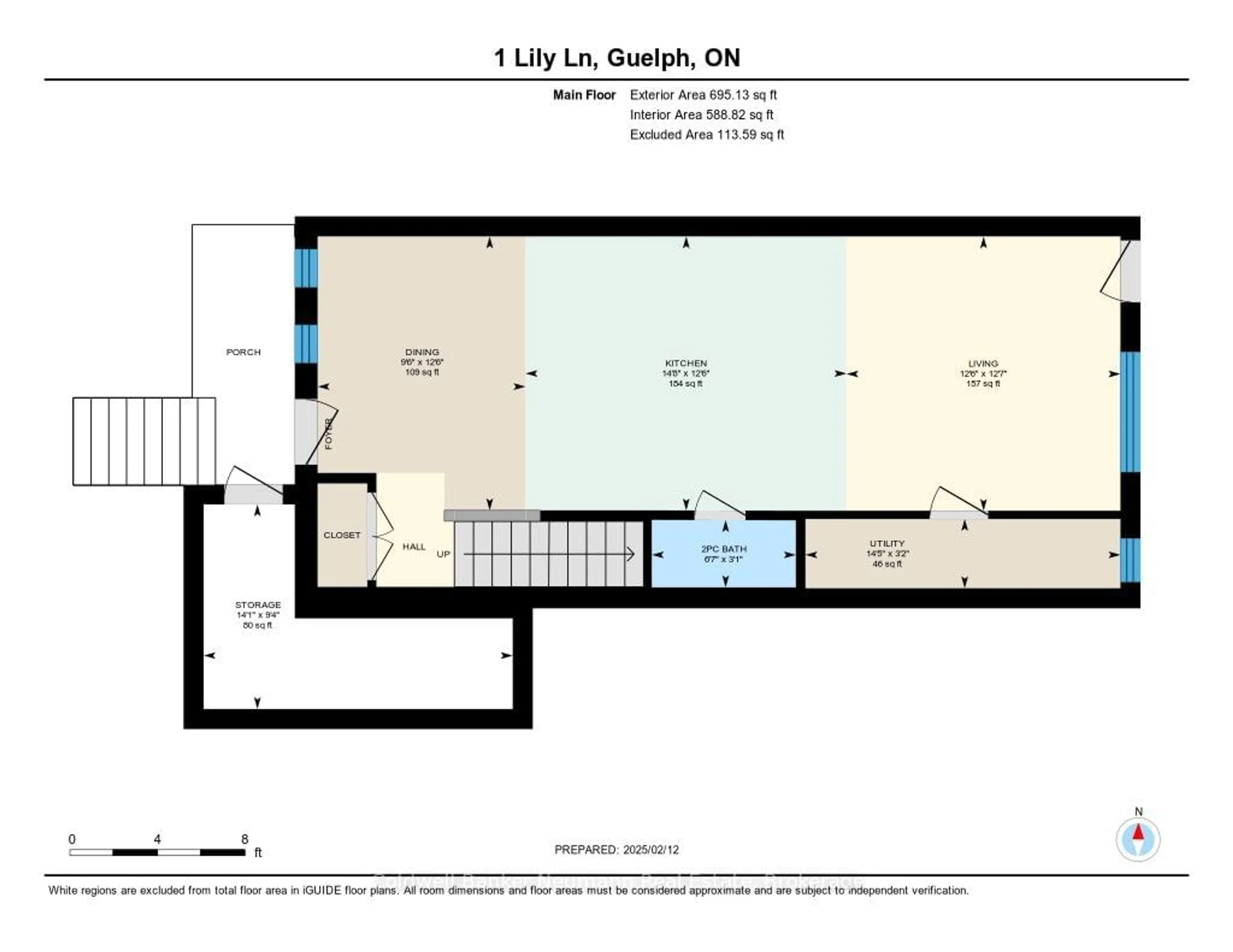 Floor plan for 1 Lily Lane, Guelph Ontario N1L 0R2