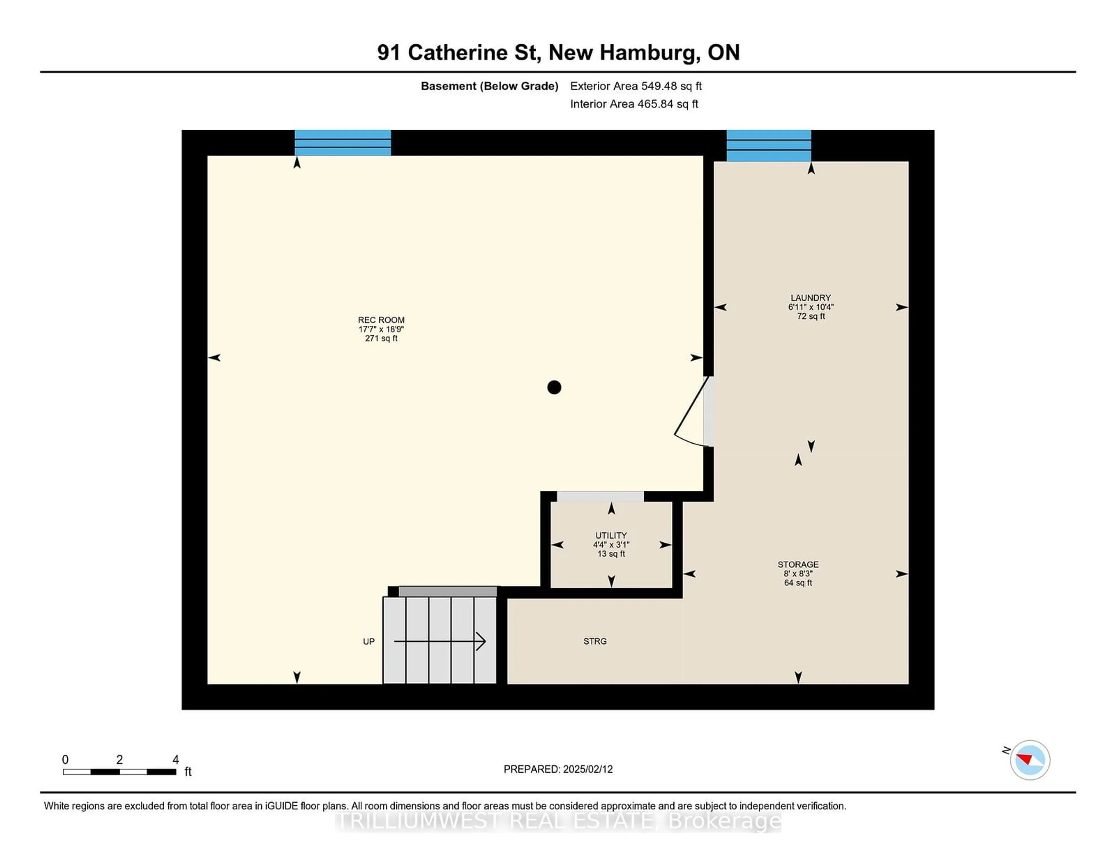 Floor plan for 91 Catherine St, Wilmot Ontario N3A 1Z7