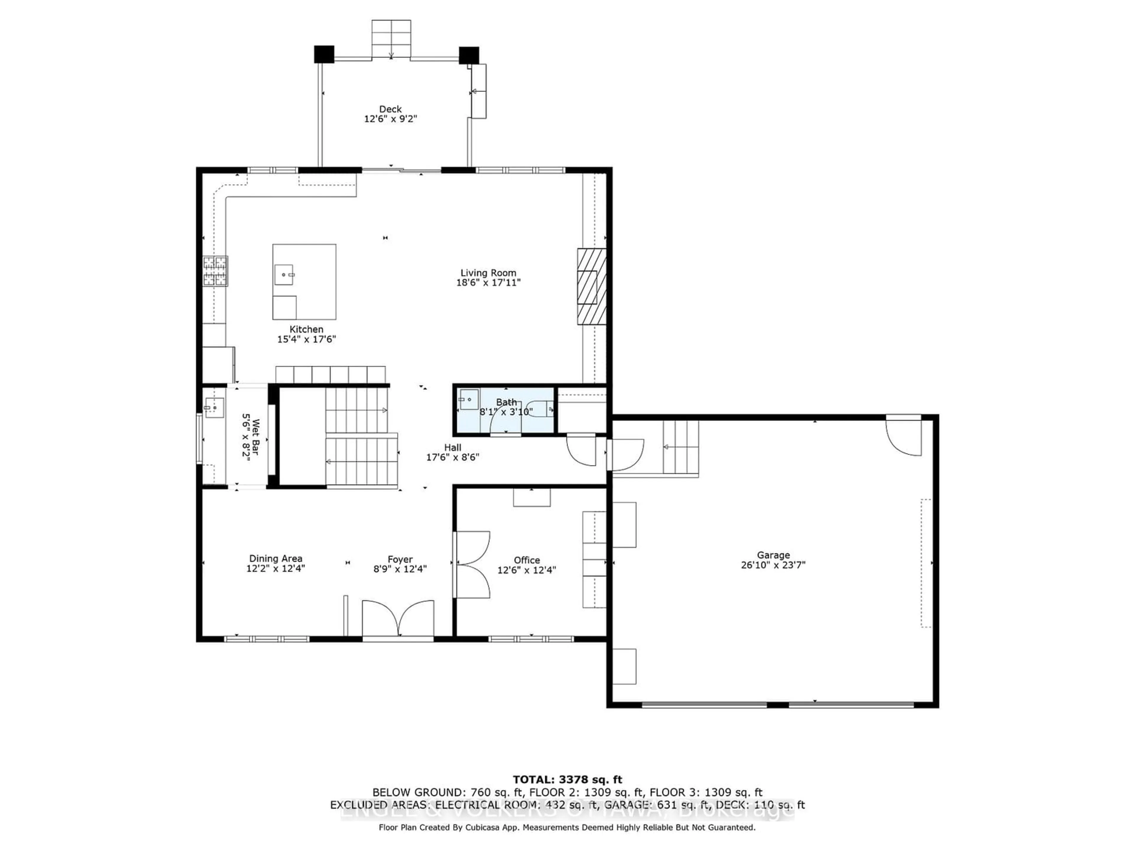 Floor plan for 1480 Waters Edge Way, Greely - Metcalfe - Osgoode - Vernon and Area Ontario K4P 0C8