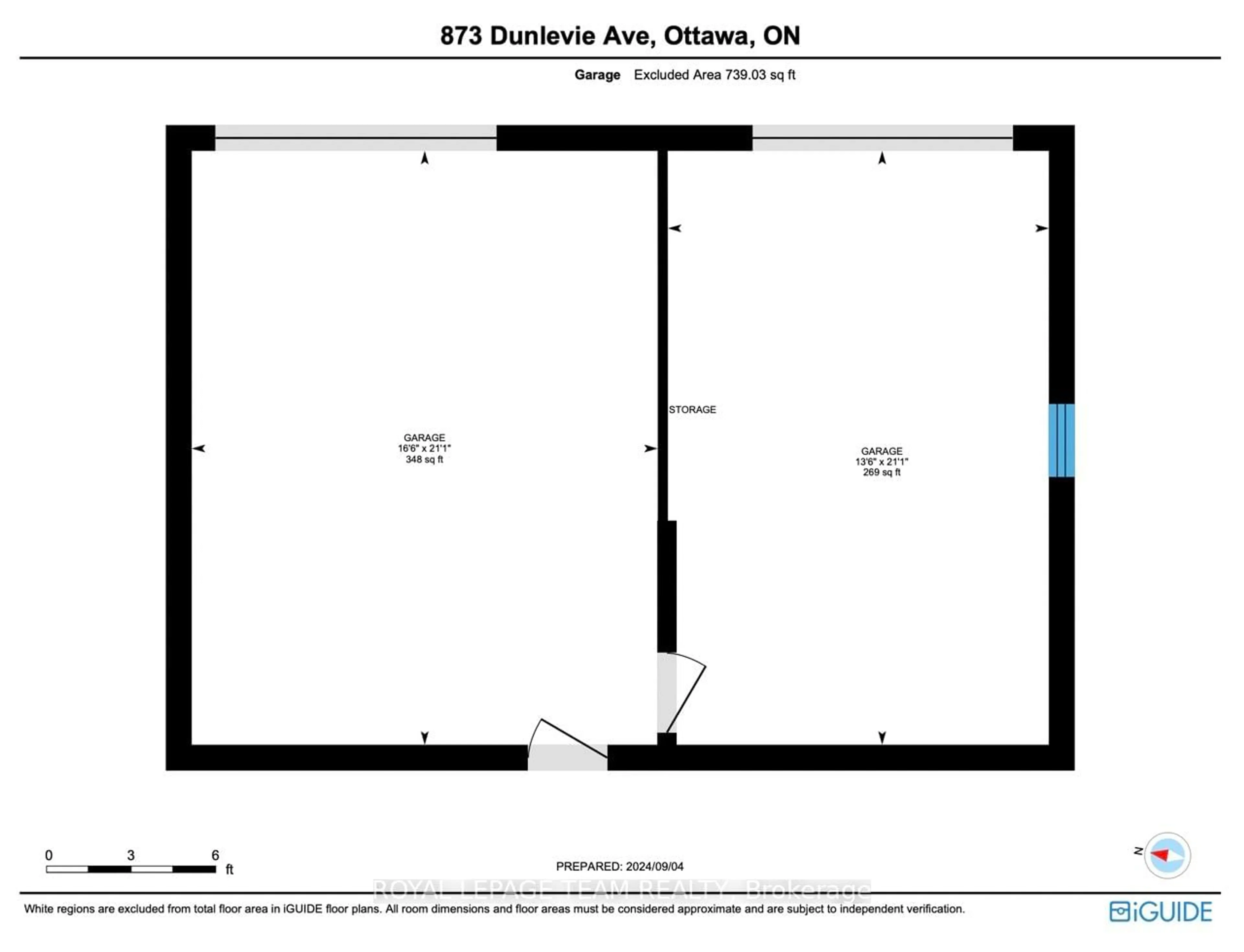 Floor plan for 873 DUNLEVIE Ave, McKellar Heights - Glabar Park and Area Ontario K2A 2Z3