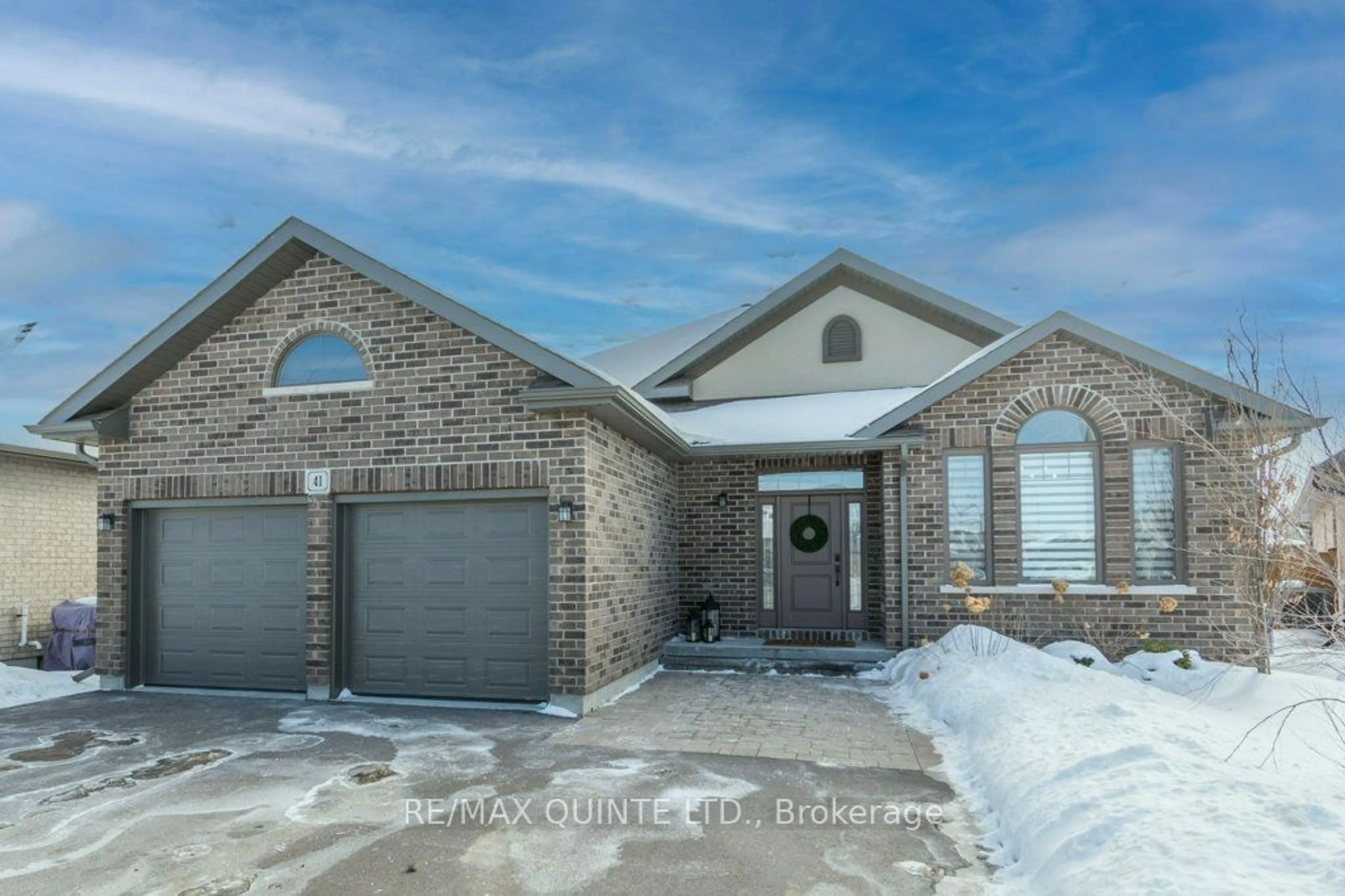 Home with brick exterior material, street for 41 Covington Cres, Belleville Ontario K8N 0K9