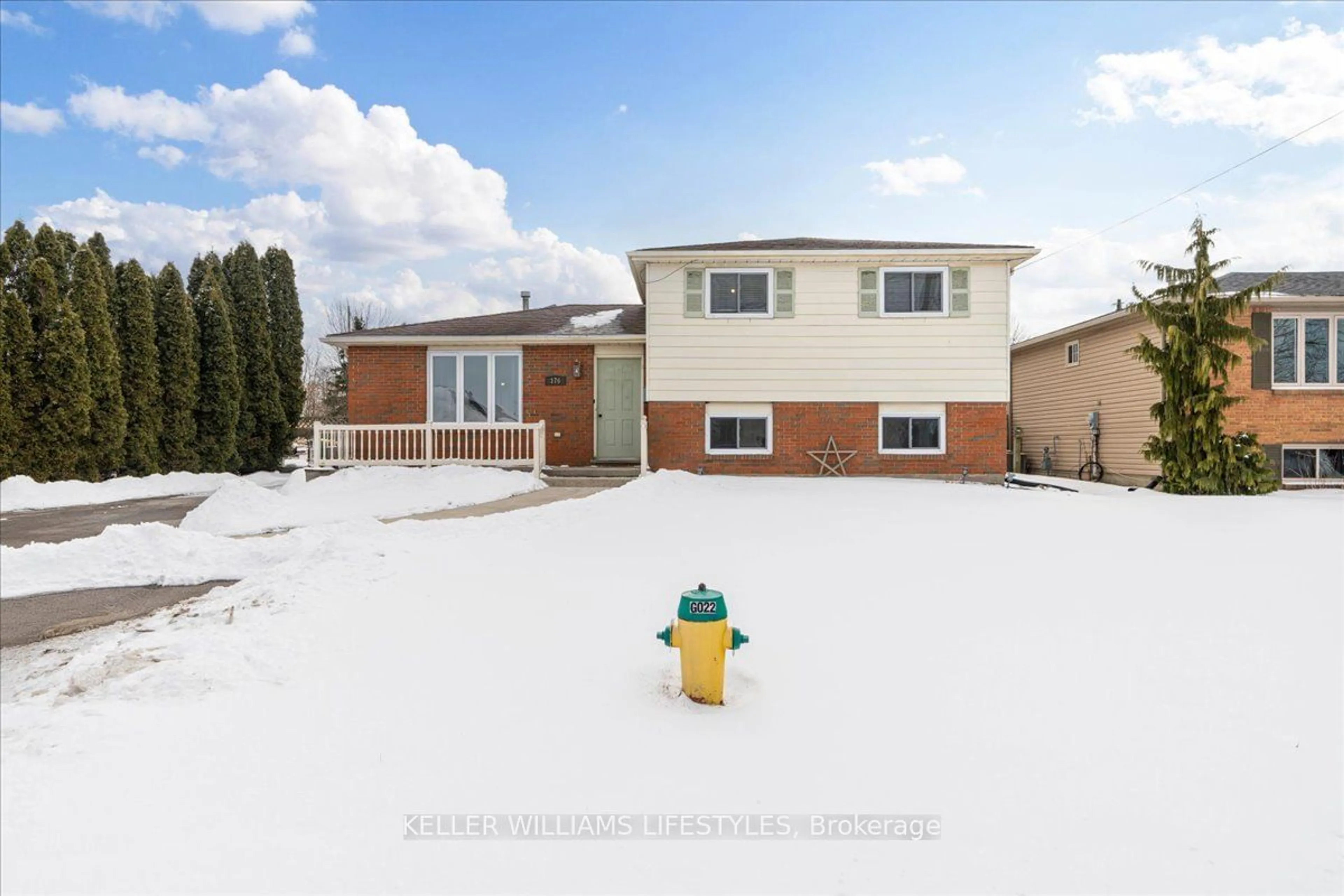 A pic from outside/outdoor area/front of a property/back of a property/a pic from drone, street for 176 Elizabeth St, Southwest Middlesex Ontario N0L 1M0