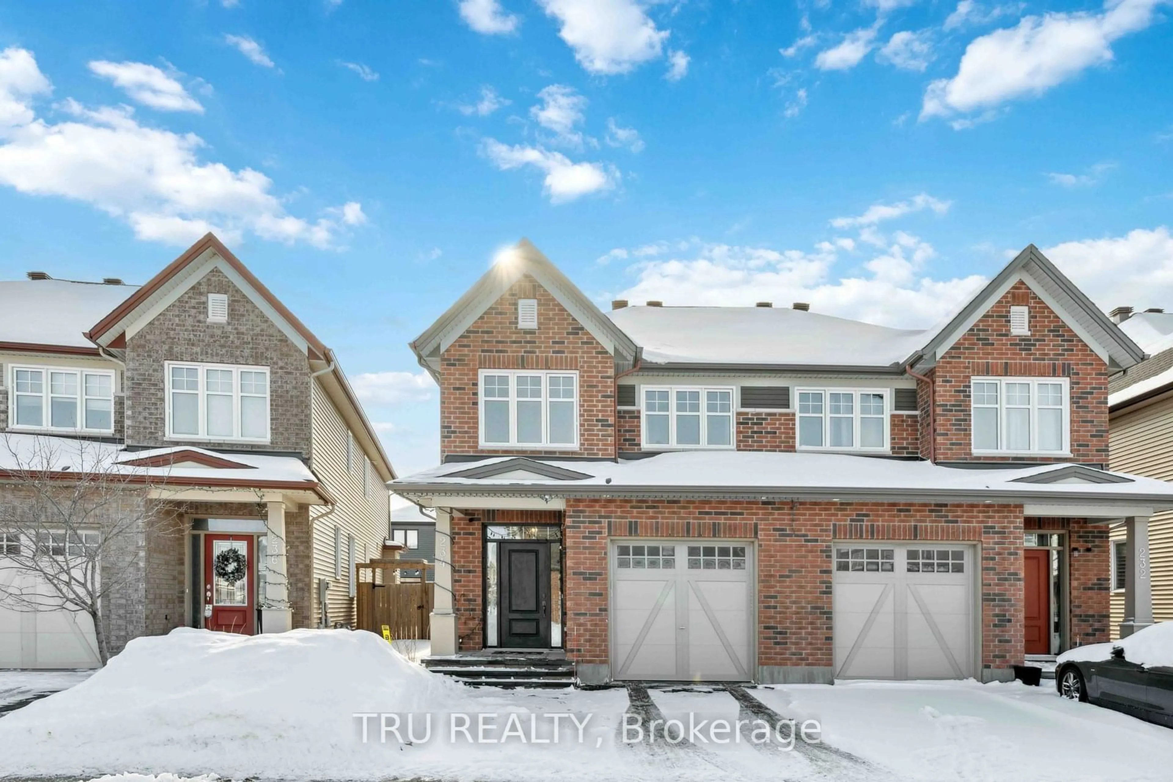 Home with brick exterior material, street for 234 Fergus Cres, Barrhaven Ontario K2J 3L7