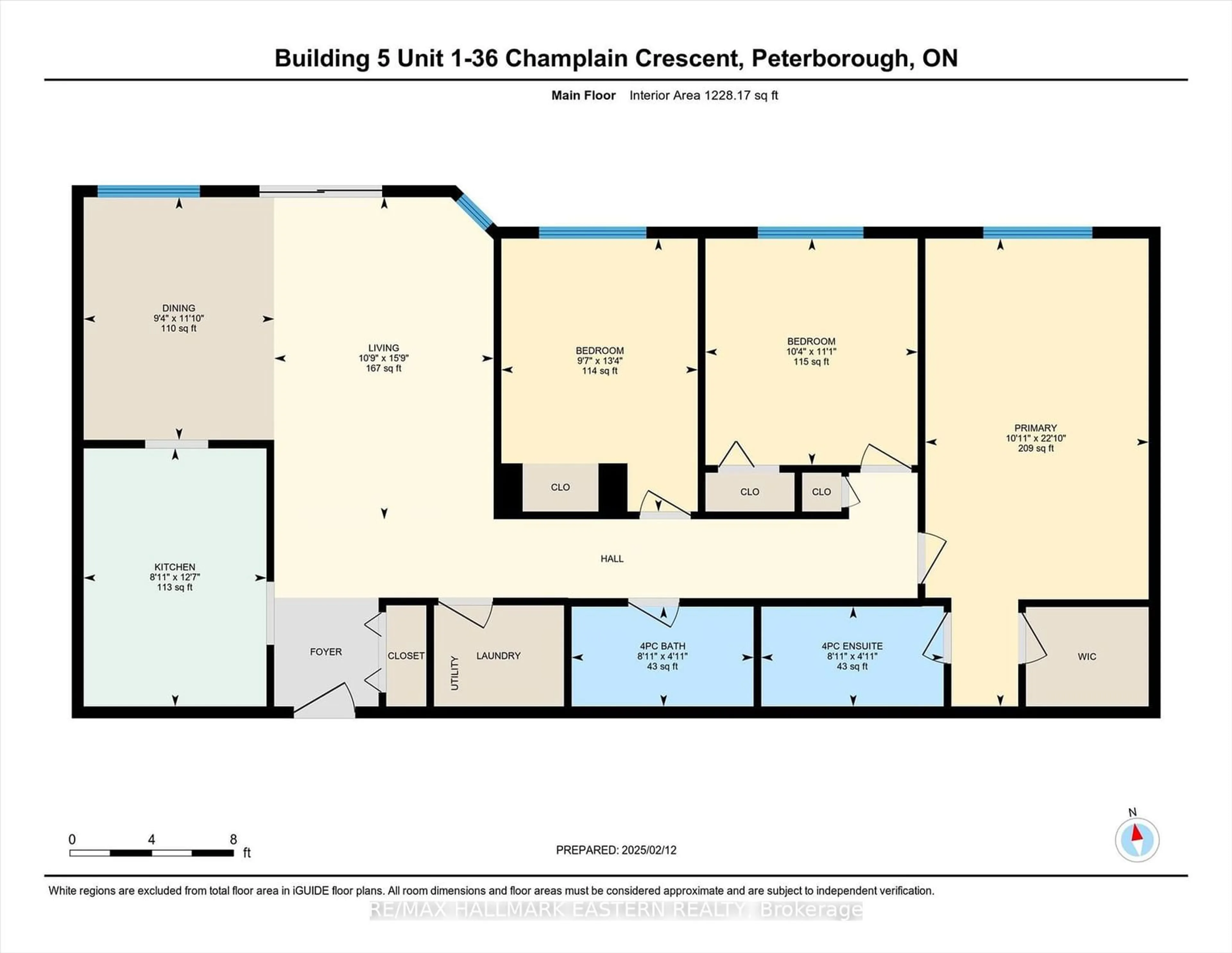 Floor plan for 36 Champlain Cres #1, Peterborough Ontario K9L 1T1