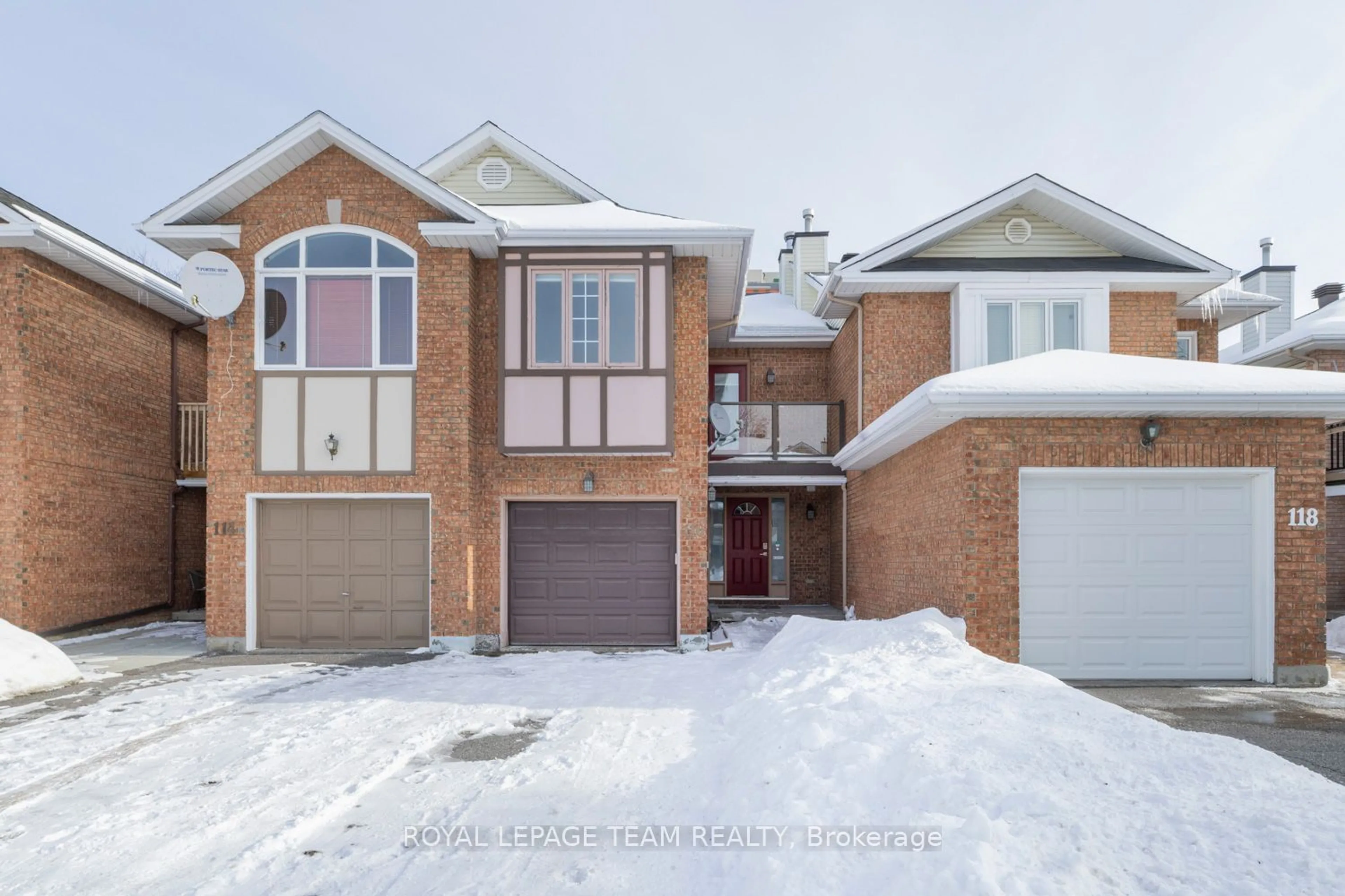 Home with brick exterior material, street for 116 Thornbury Cres, South of Baseline to Knoxdale Ontario K2G 6C2