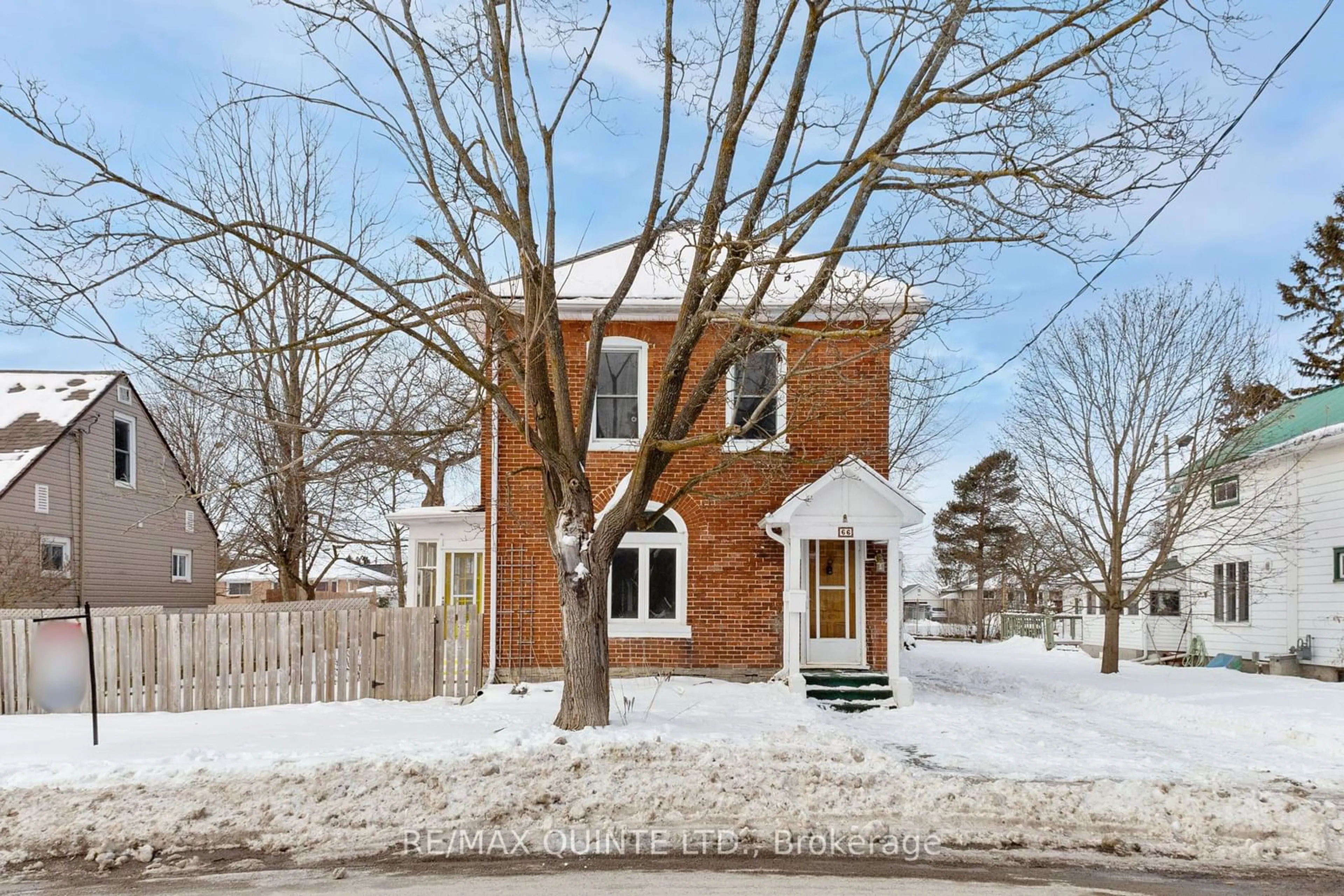 Home with brick exterior material, street for 66 Dunbar St, Belleville Ontario K8P 3R8