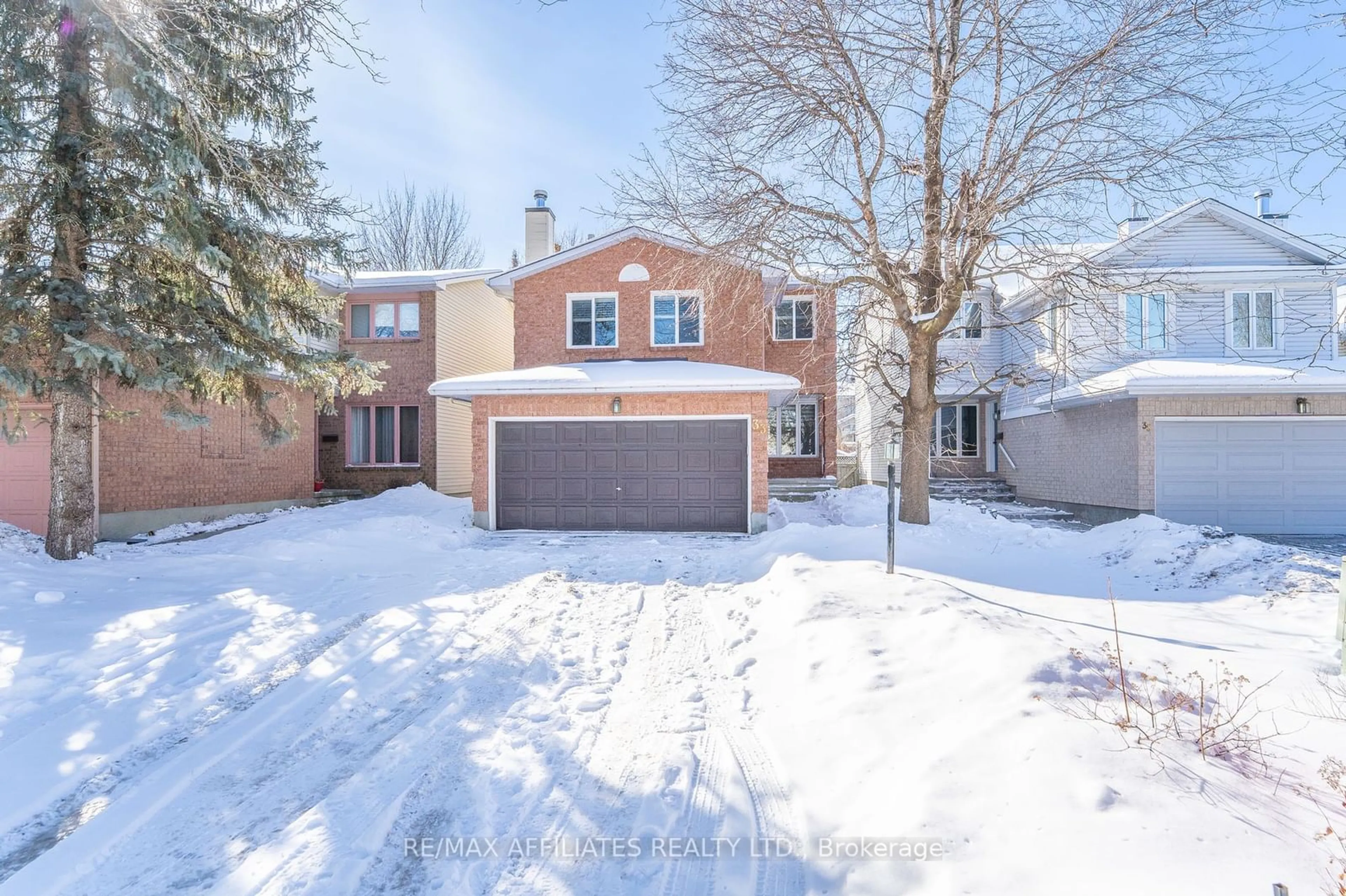 Home with brick exterior material, street for 33 Inverary Dr, Kanata Ontario K2K 2R8