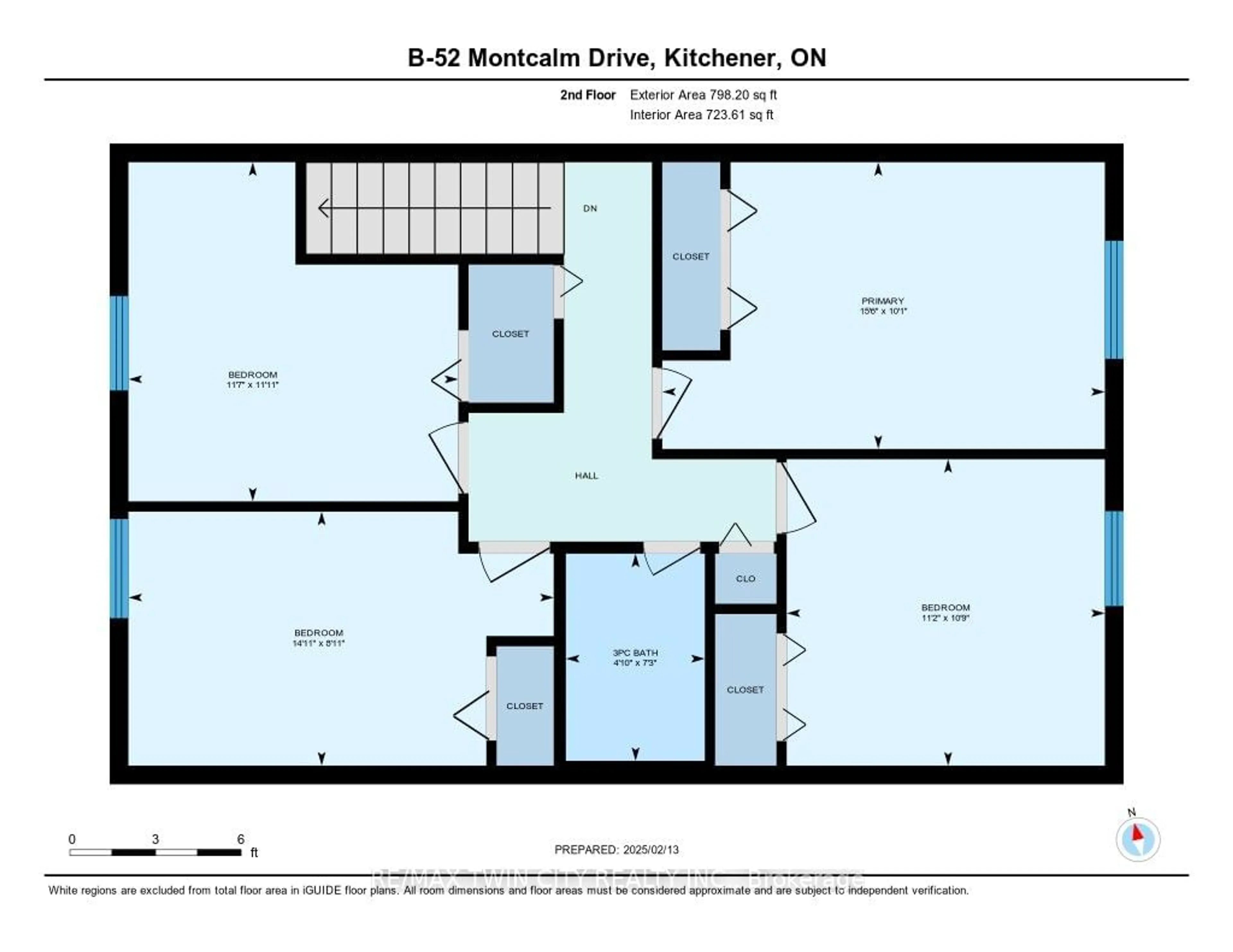 Floor plan for 52 Montcalm Dr #7, Kitchener Ontario N2B 2R1