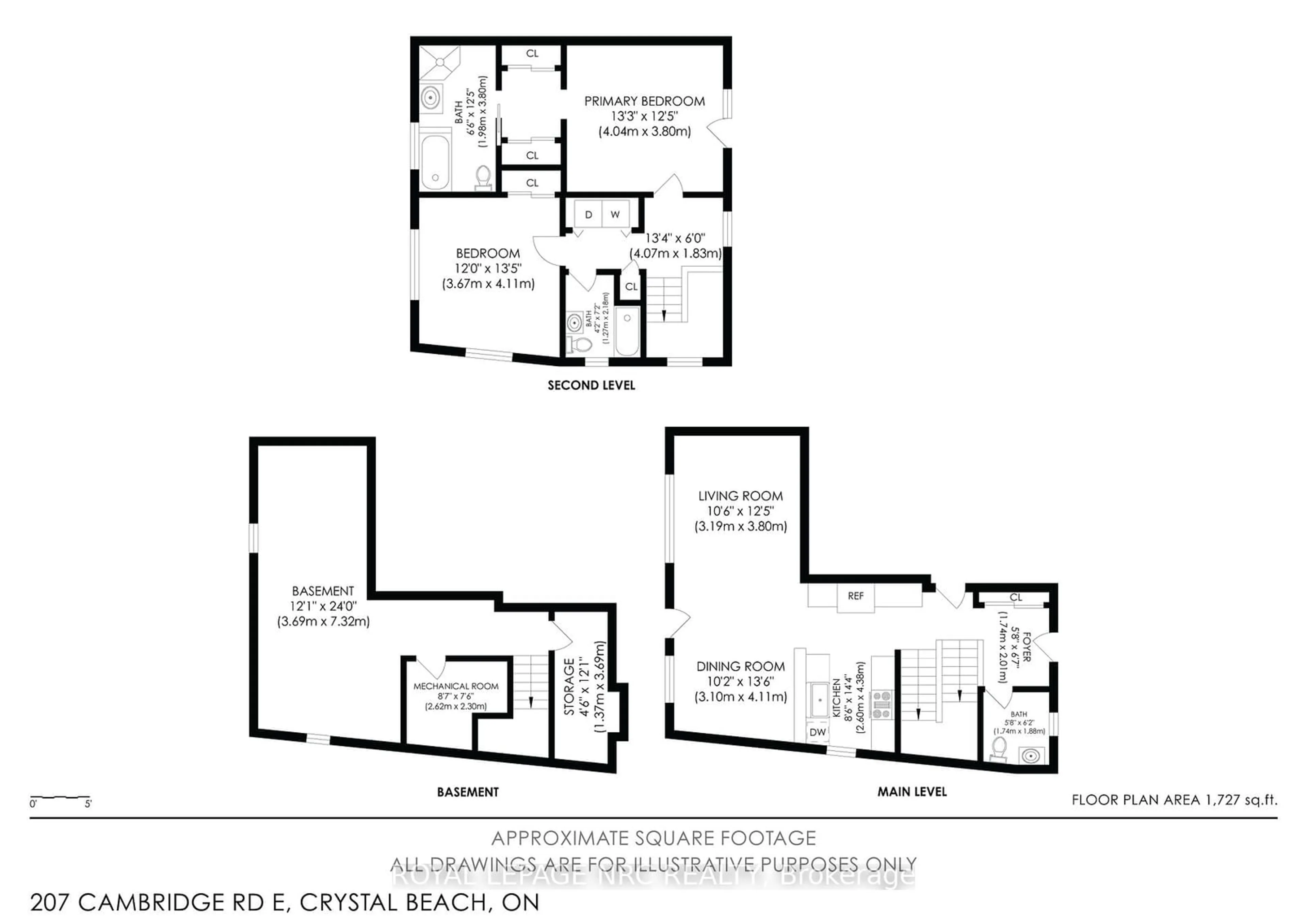 Floor plan for 207 CAMBRIDGE Rd, Fort Erie Ontario L0S 1B0