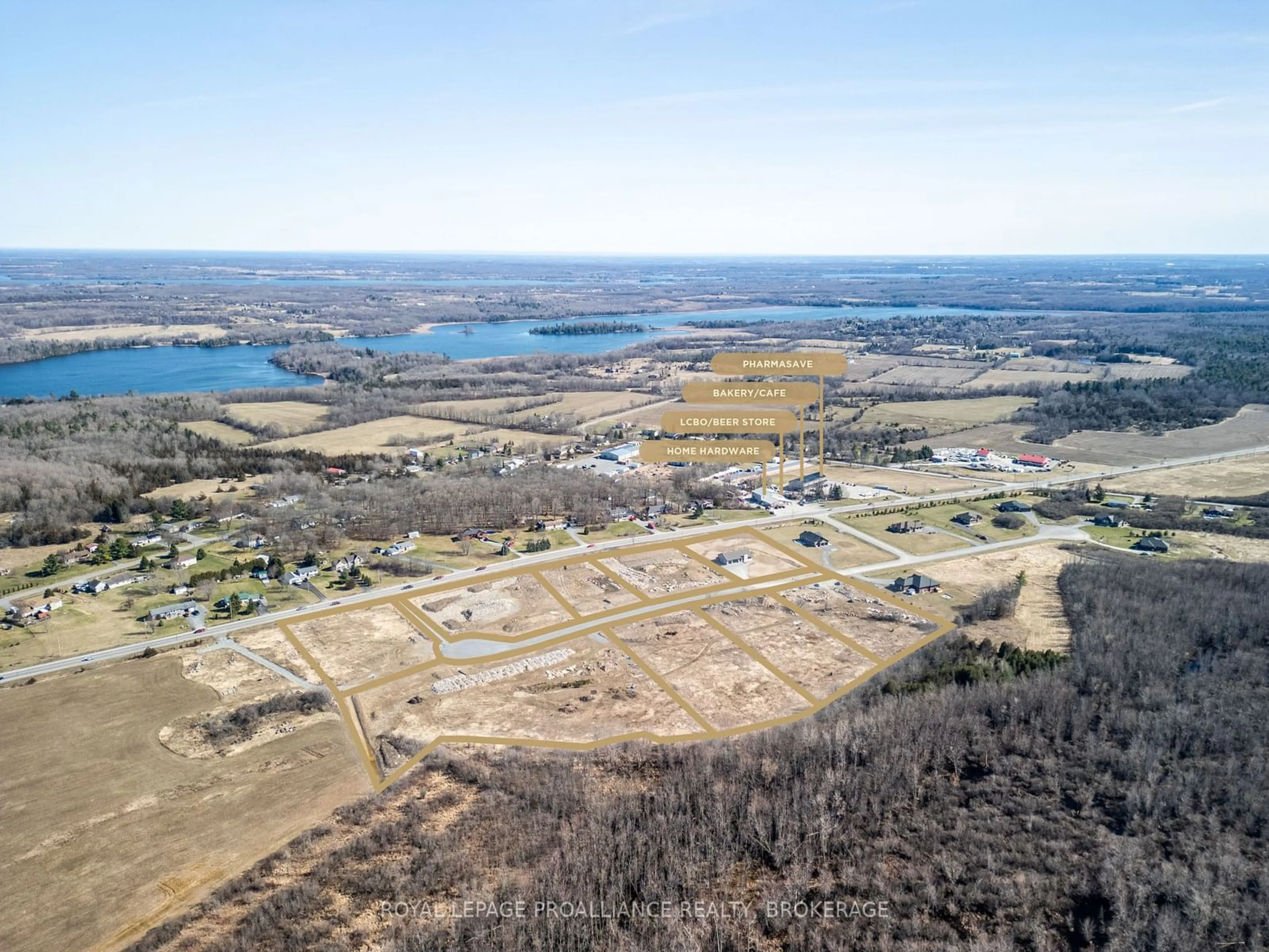 A pic from outside/outdoor area/front of a property/back of a property/a pic from drone, water/lake/river/ocean view for 202 Summerside Dr, South Frontenac Ontario K0H 1X0