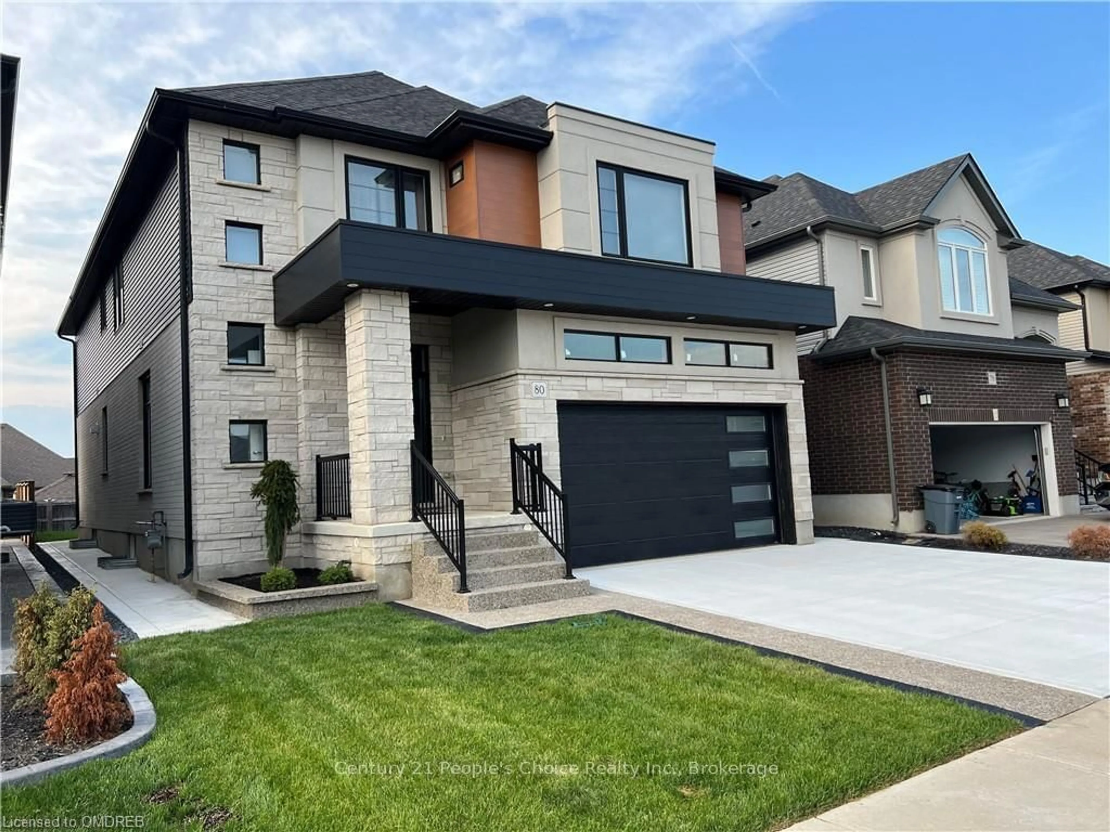 Home with brick exterior material, street for 80 Arlington Pkwy, Brant Ontario N3L 0A5