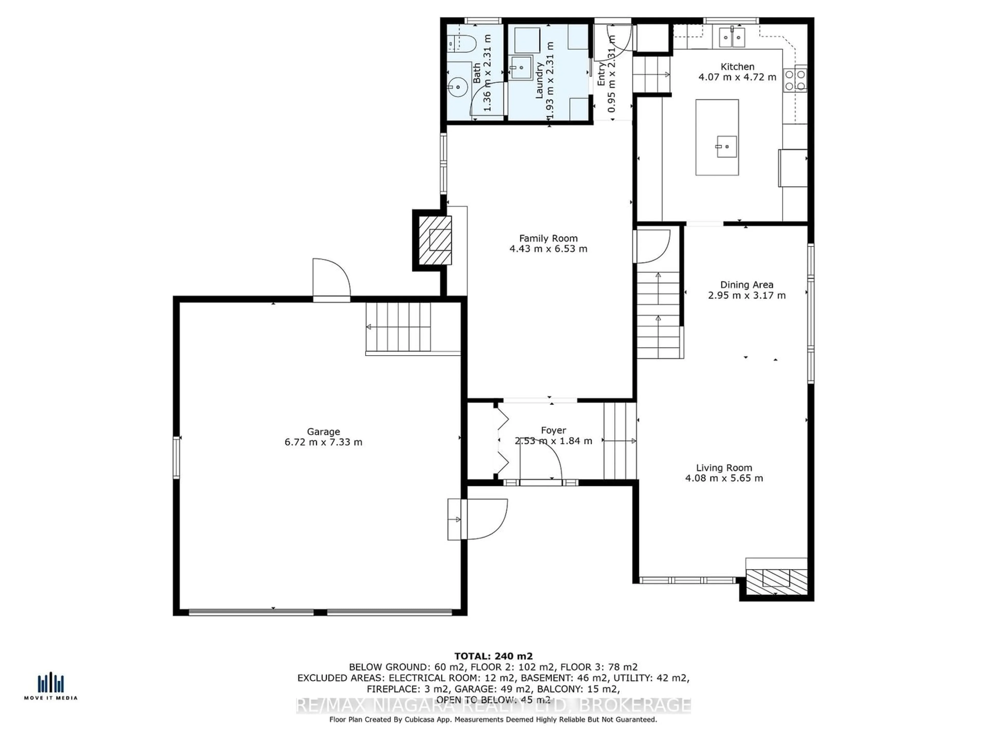 Floor plan for 144 Tennessee Ave, Port Colborne Ontario L3K 2R9